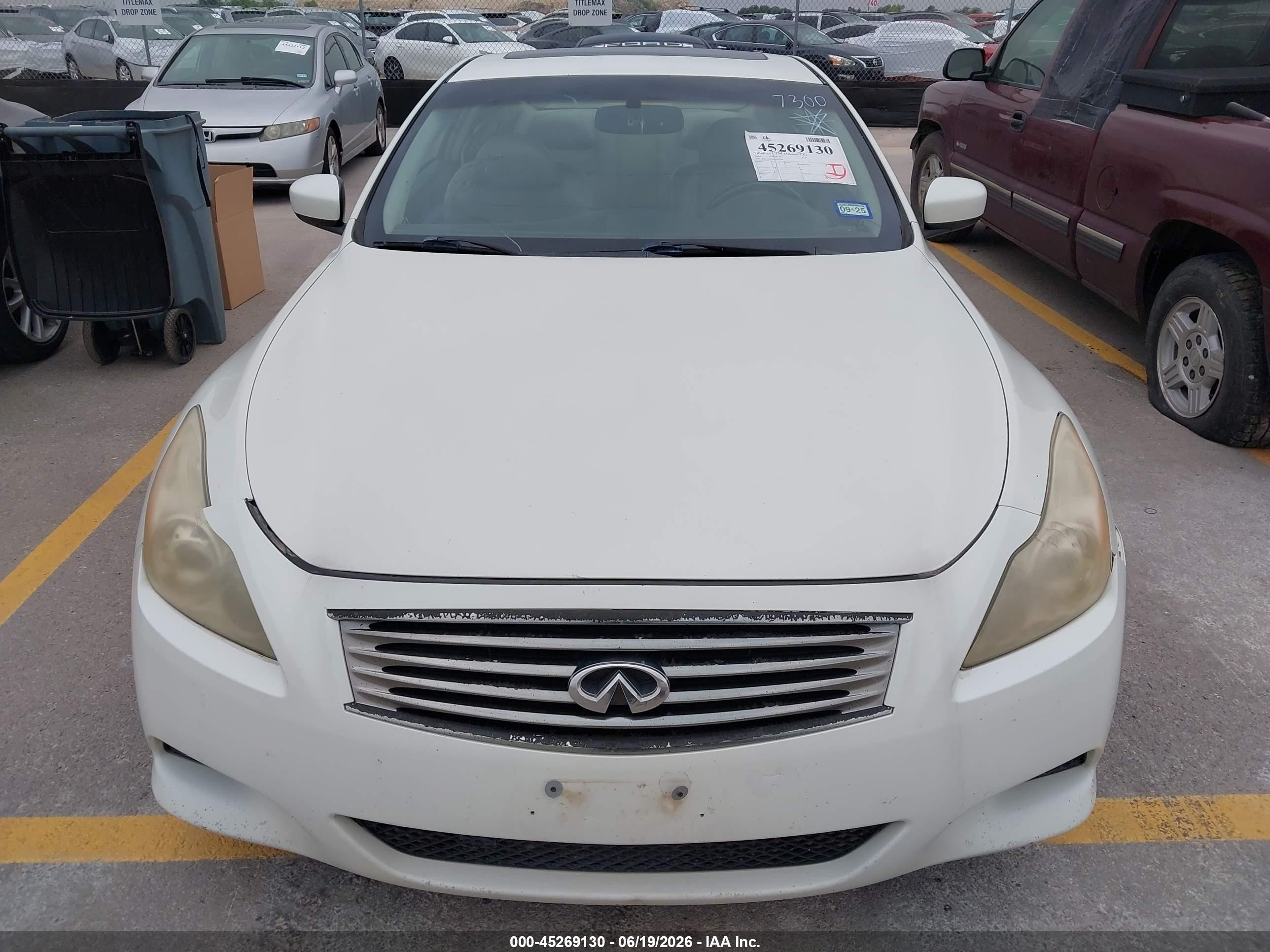 2008 Infiniti G37 Journey Белый vin: JNKCV64E58M107300