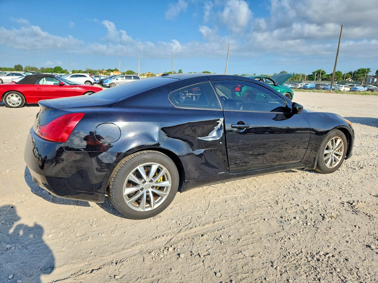 2008 Infiniti G37 Base Black vin: JNKCV64E58M107426