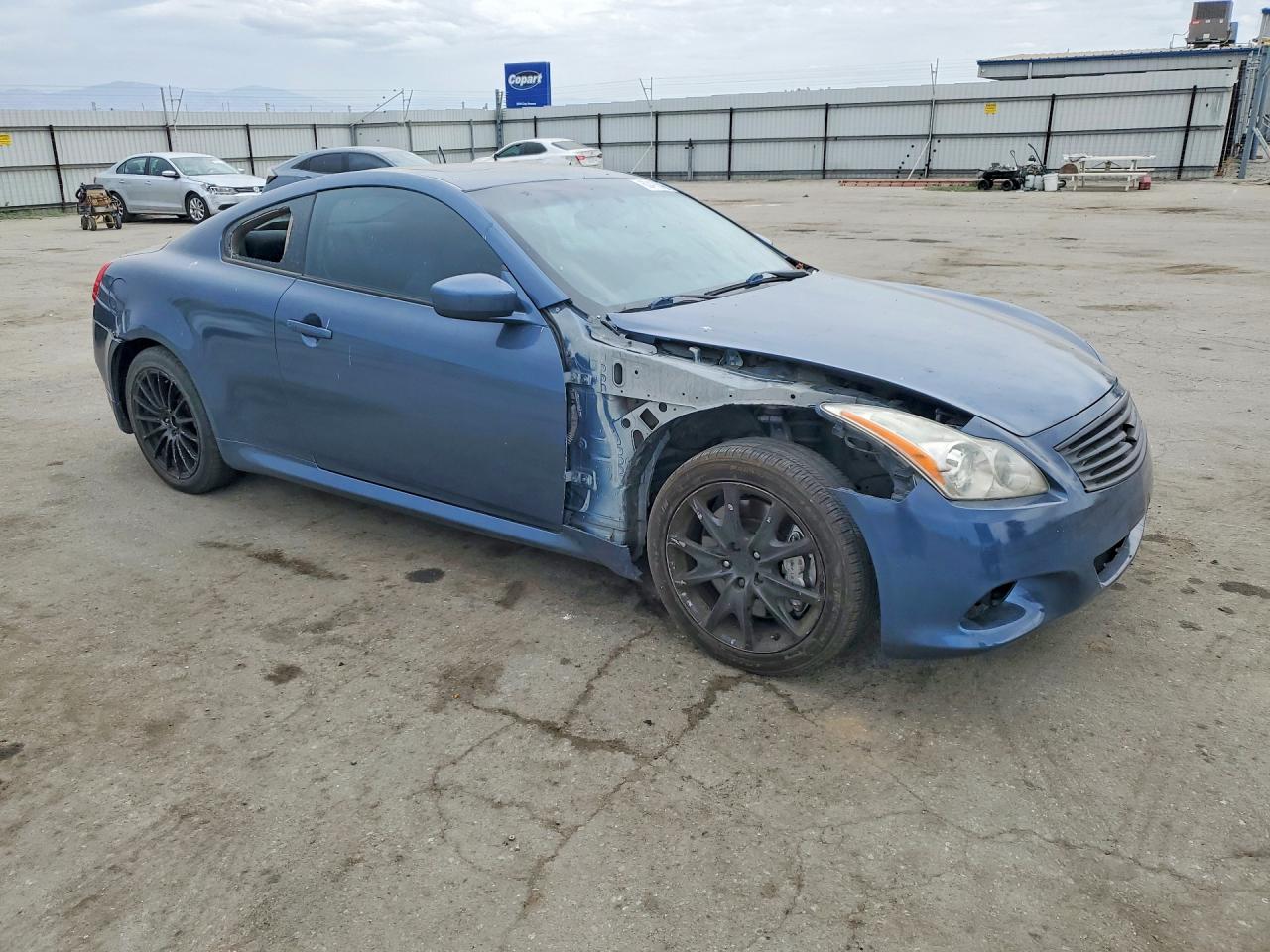 2008 Infiniti G37 Base Blue vin: JNKCV64E58M109385