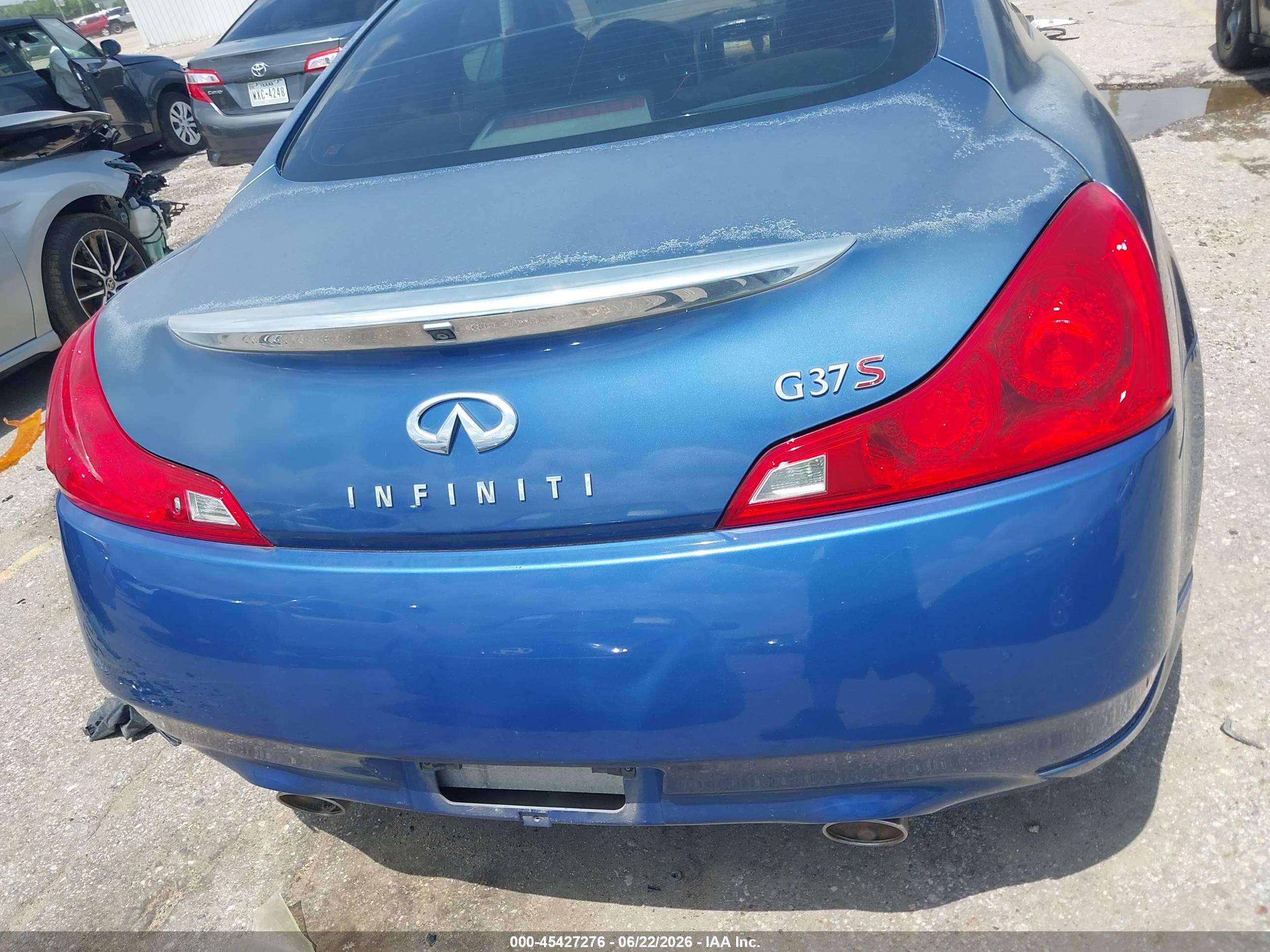 2008 Infiniti G37 Journey Blue vin: JNKCV64E58M117972