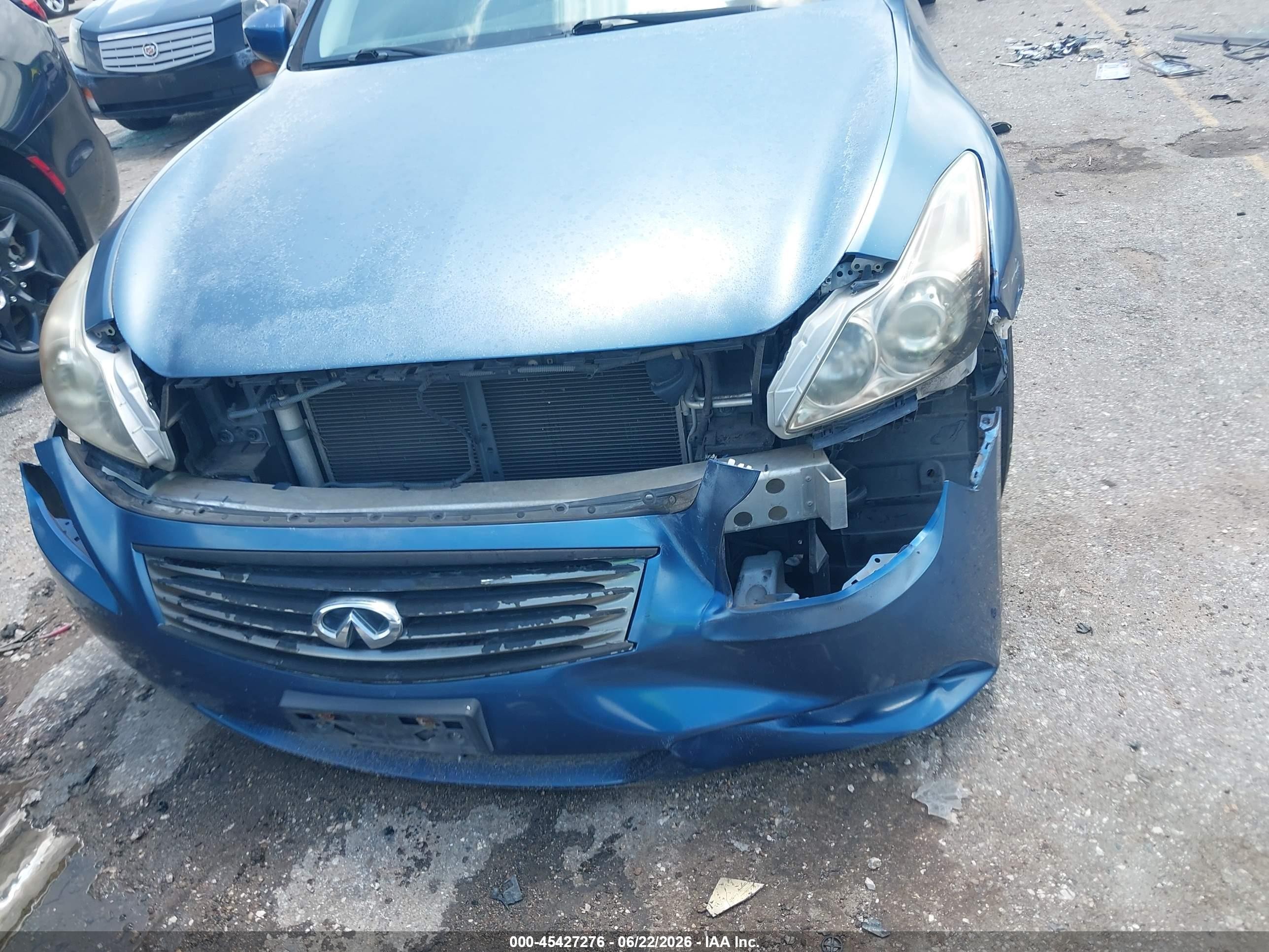 2008 Infiniti G37 Journey Blue vin: JNKCV64E58M117972