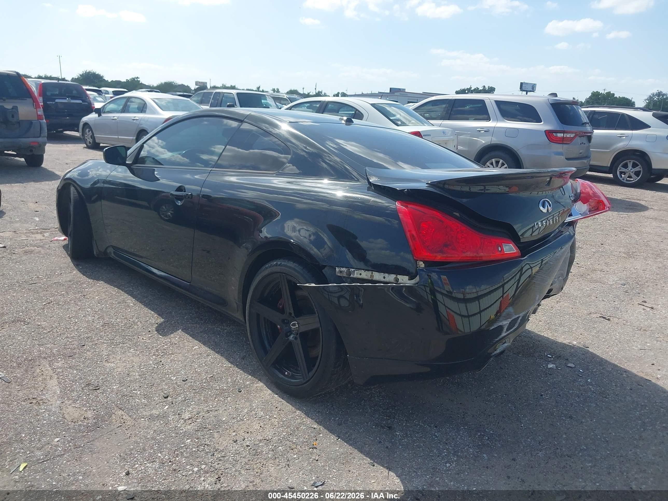 2008 Infiniti G37 Sport Черный vin: JNKCV64E58M125733