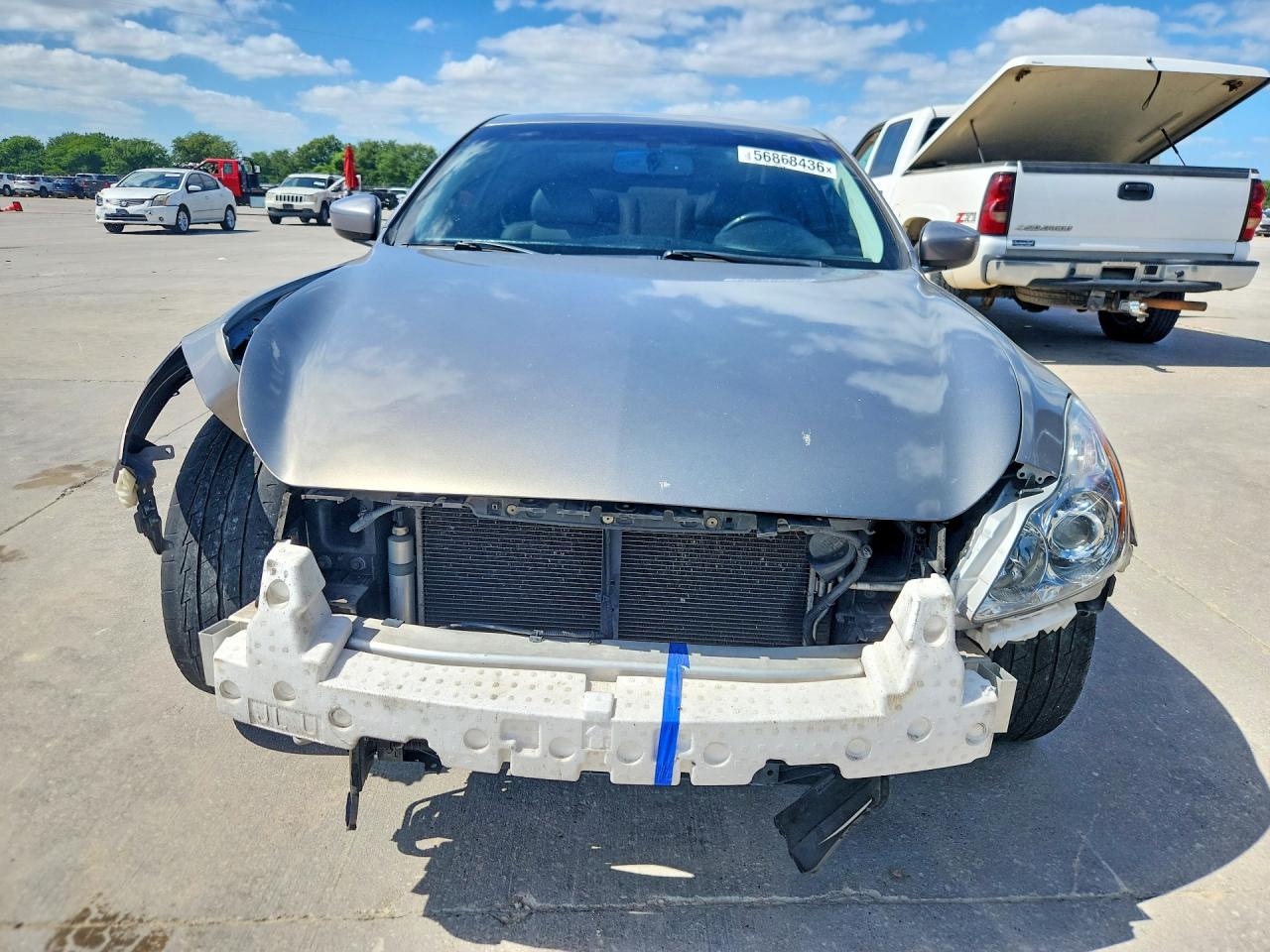 2008 Infiniti G37 Base/journey/sport Silver vin: JNKCV64E58M125876