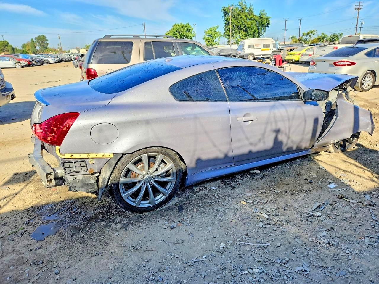 2008 Infiniti G37 Base Gray vin: JNKCV64E58M127224