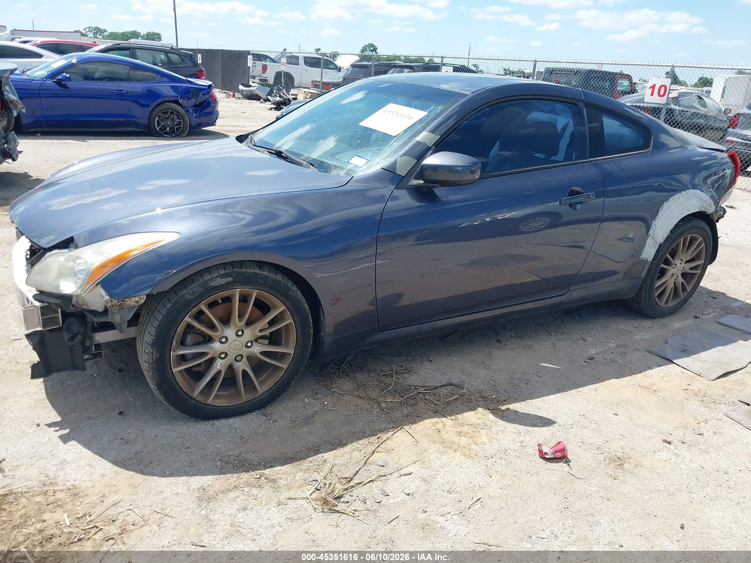 2009 Infiniti G37 Journey Blue vin: JNKCV64E59M606289