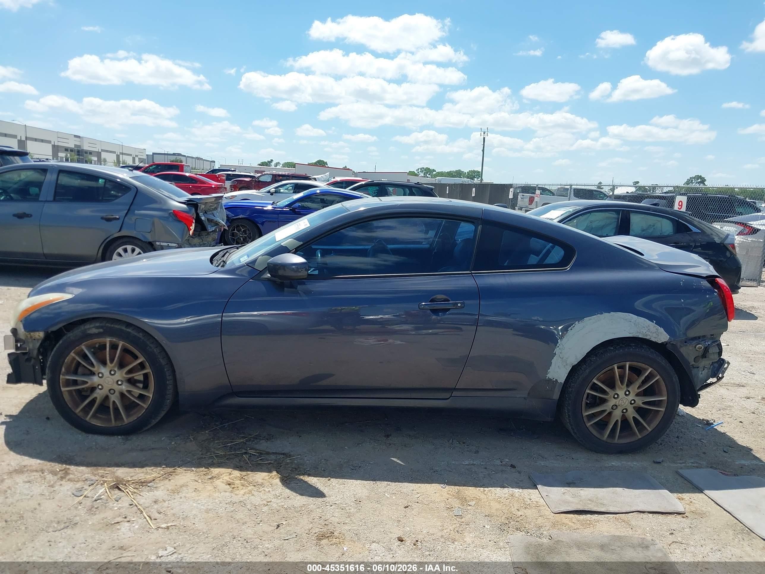 2009 Infiniti G37 Journey Blue vin: JNKCV64E59M606289