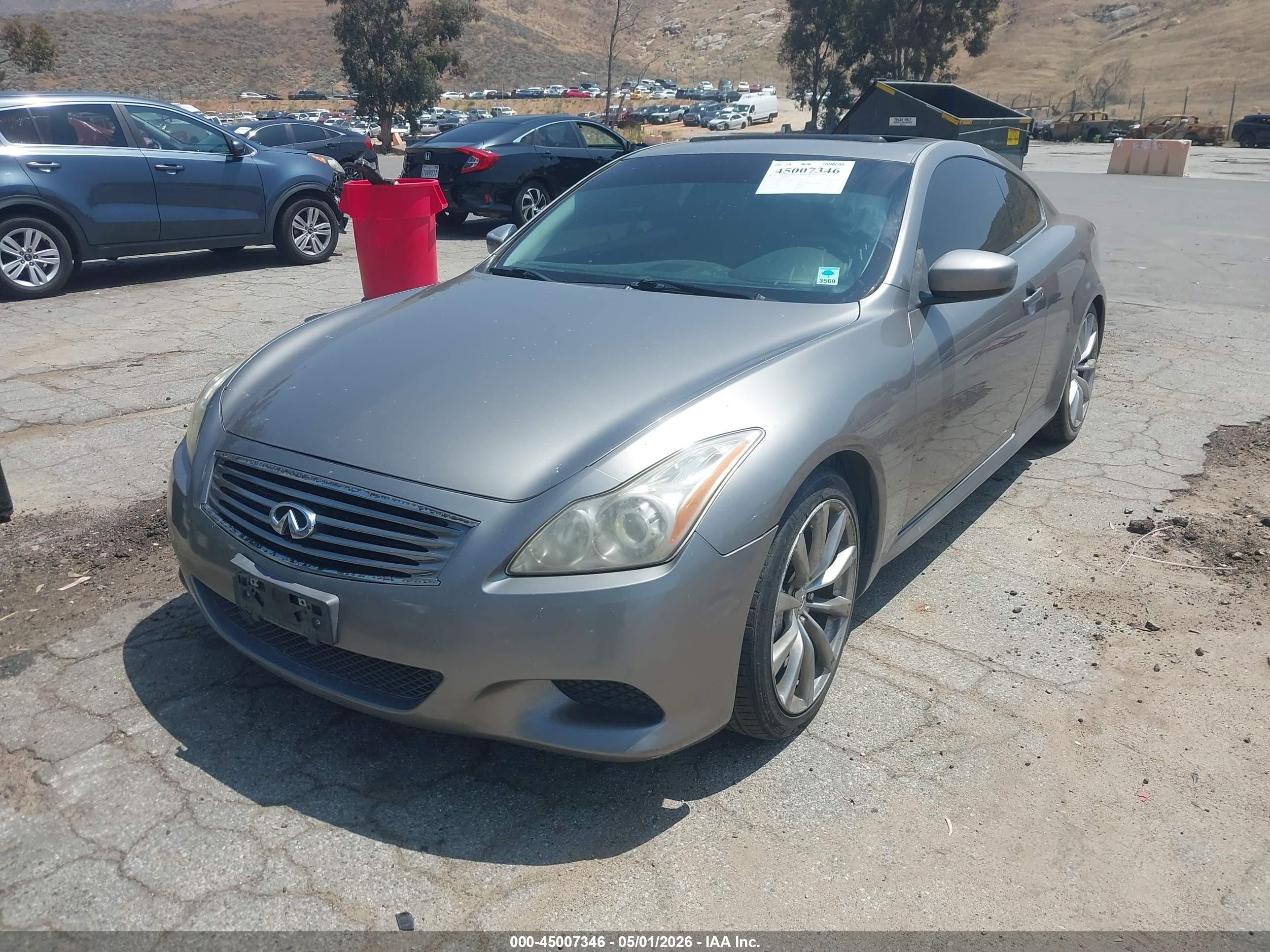 2008 Infiniti G37 Journey Silver vin: JNKCV64E68M100727