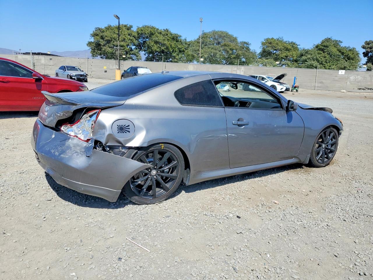 2008 Infiniti G37 Base Gray vin: JNKCV64E68M102073