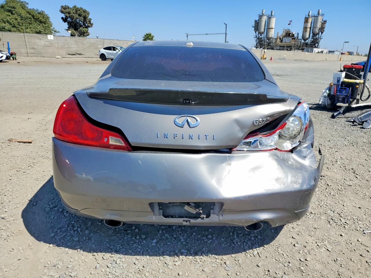 2008 Infiniti G37 Base Gray vin: JNKCV64E68M102073