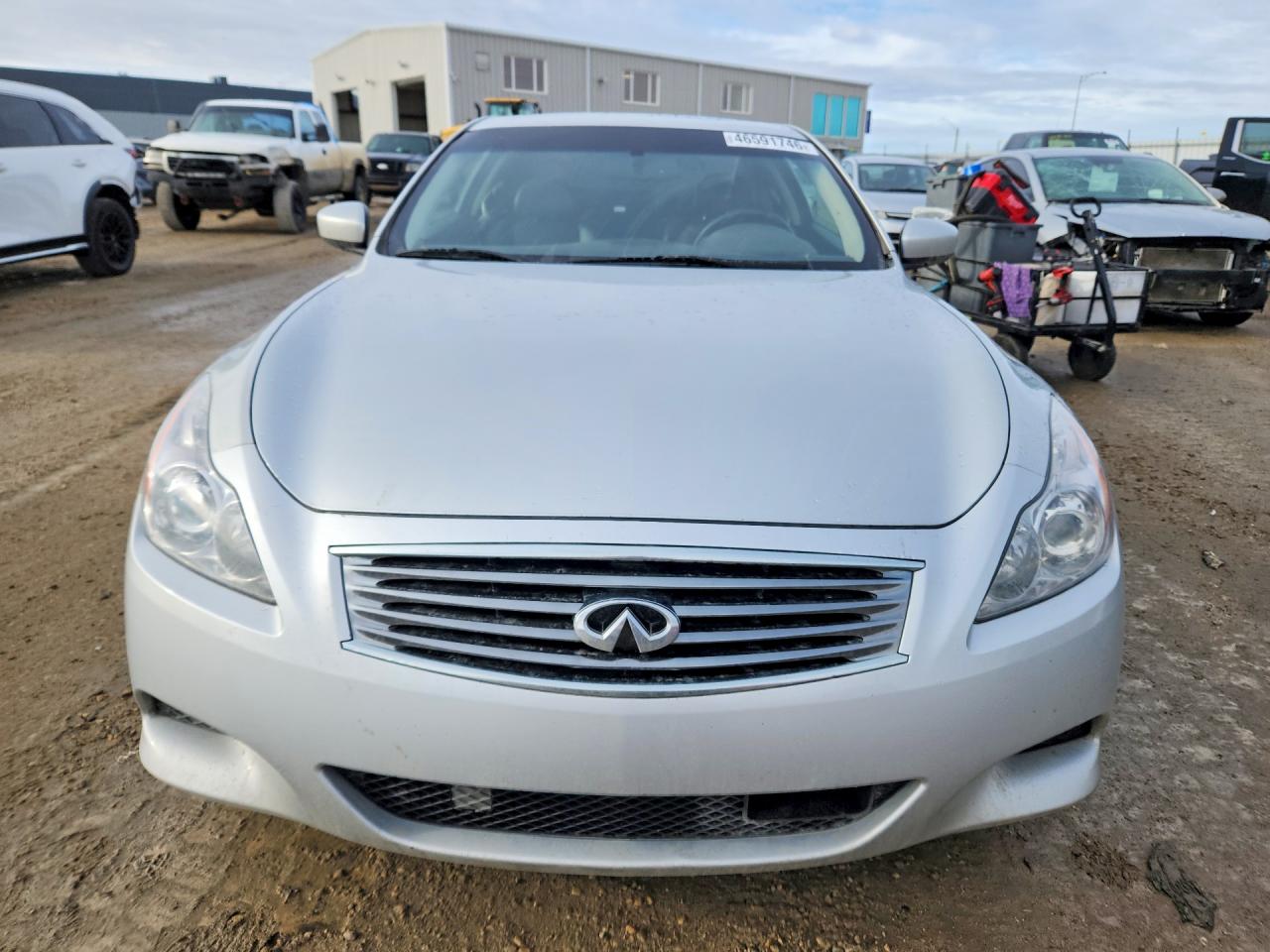 2009 Infiniti G37 Coupe Base Silver vin: JNKCV64E69M605541