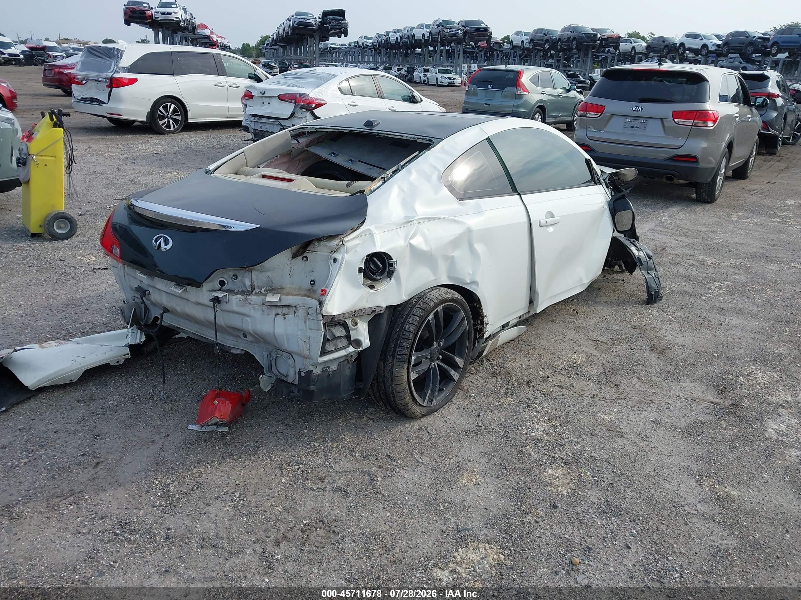 2009 Infiniti G37 Journey White vin: JNKCV64E69M605765
