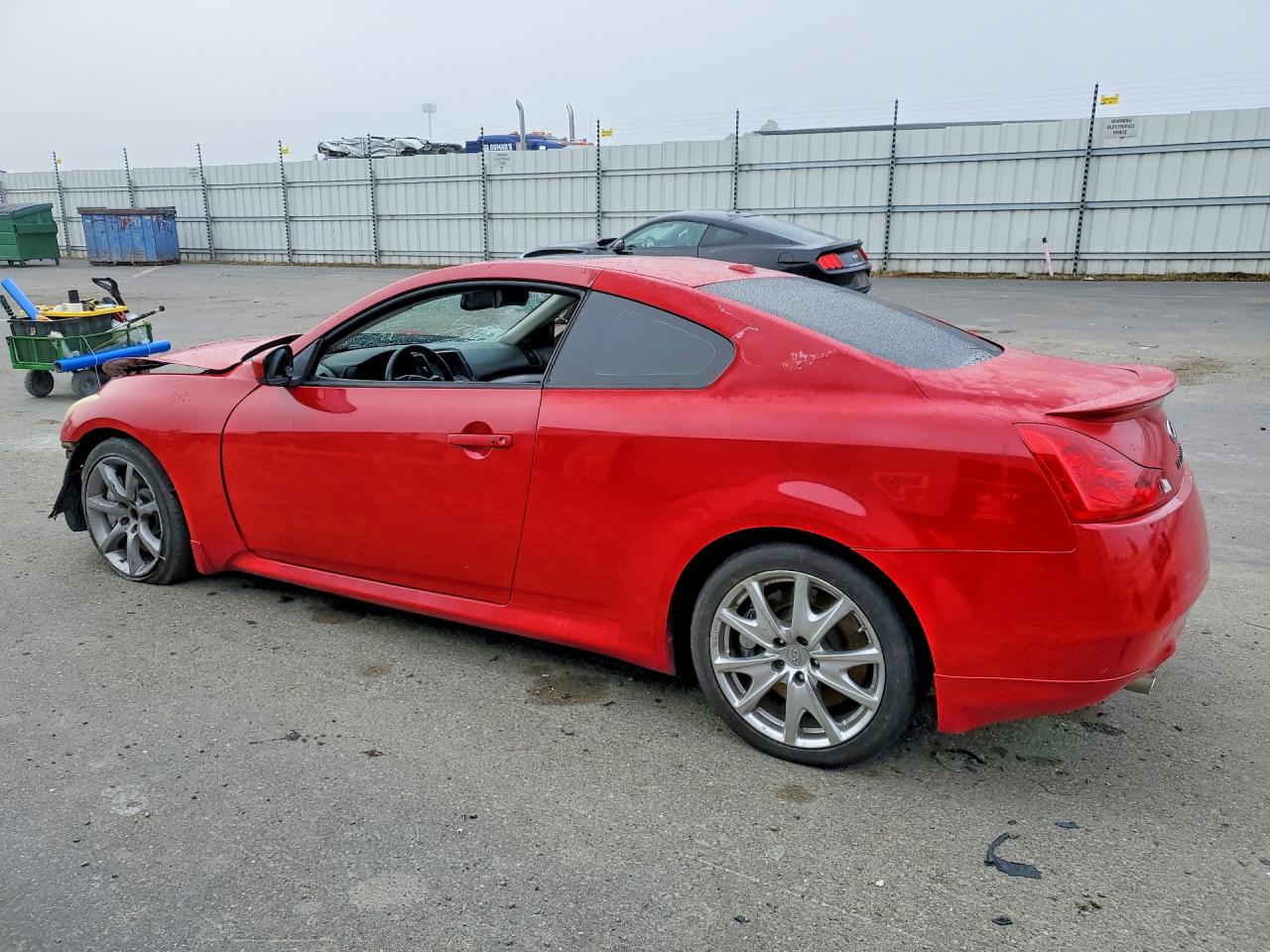 2008 Infiniti G37 Base Red vin: JNKCV64E78M104186