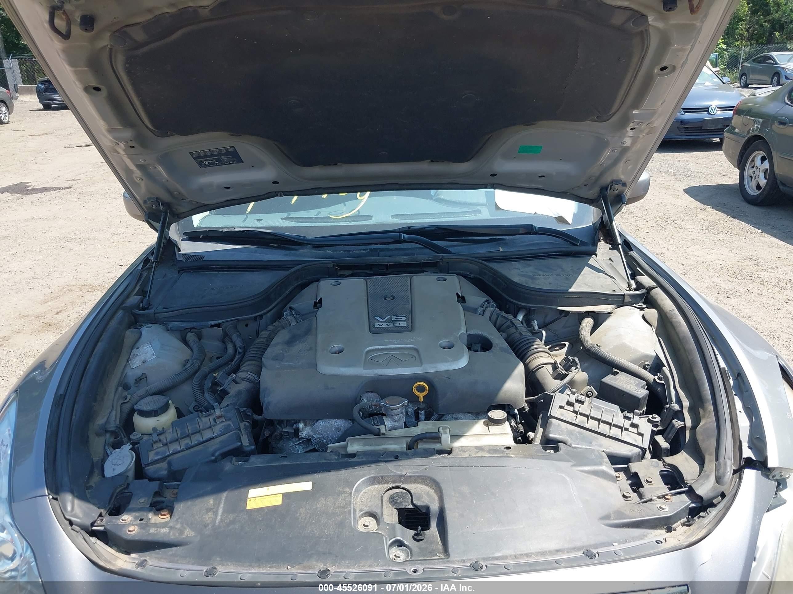 2008 Infiniti G37 Sport Silver vin: JNKCV64E78M115771