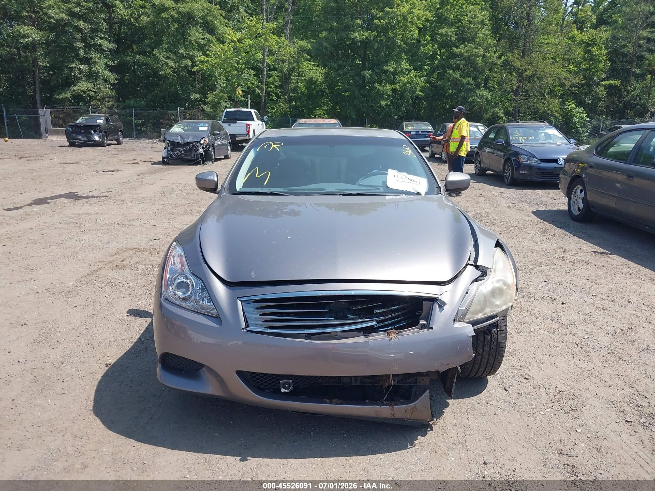 2008 Infiniti G37 Sport Silver vin: JNKCV64E78M115771