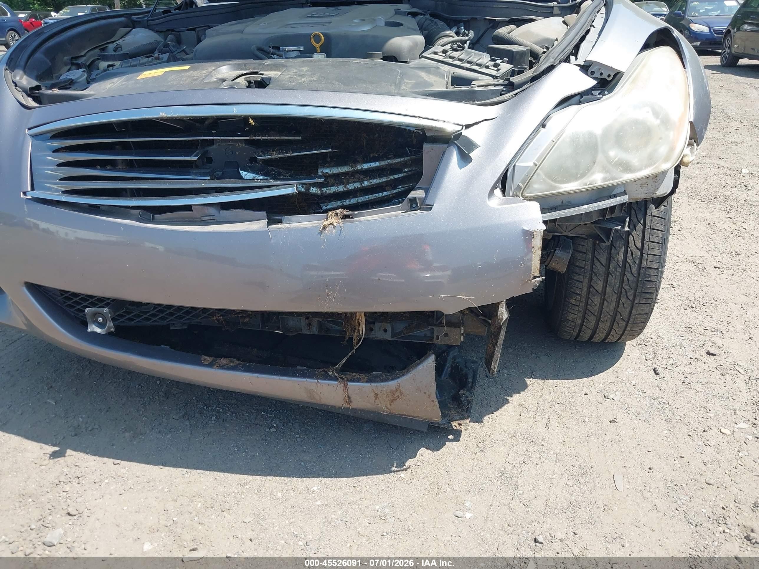 2008 Infiniti G37 Sport Silver vin: JNKCV64E78M115771