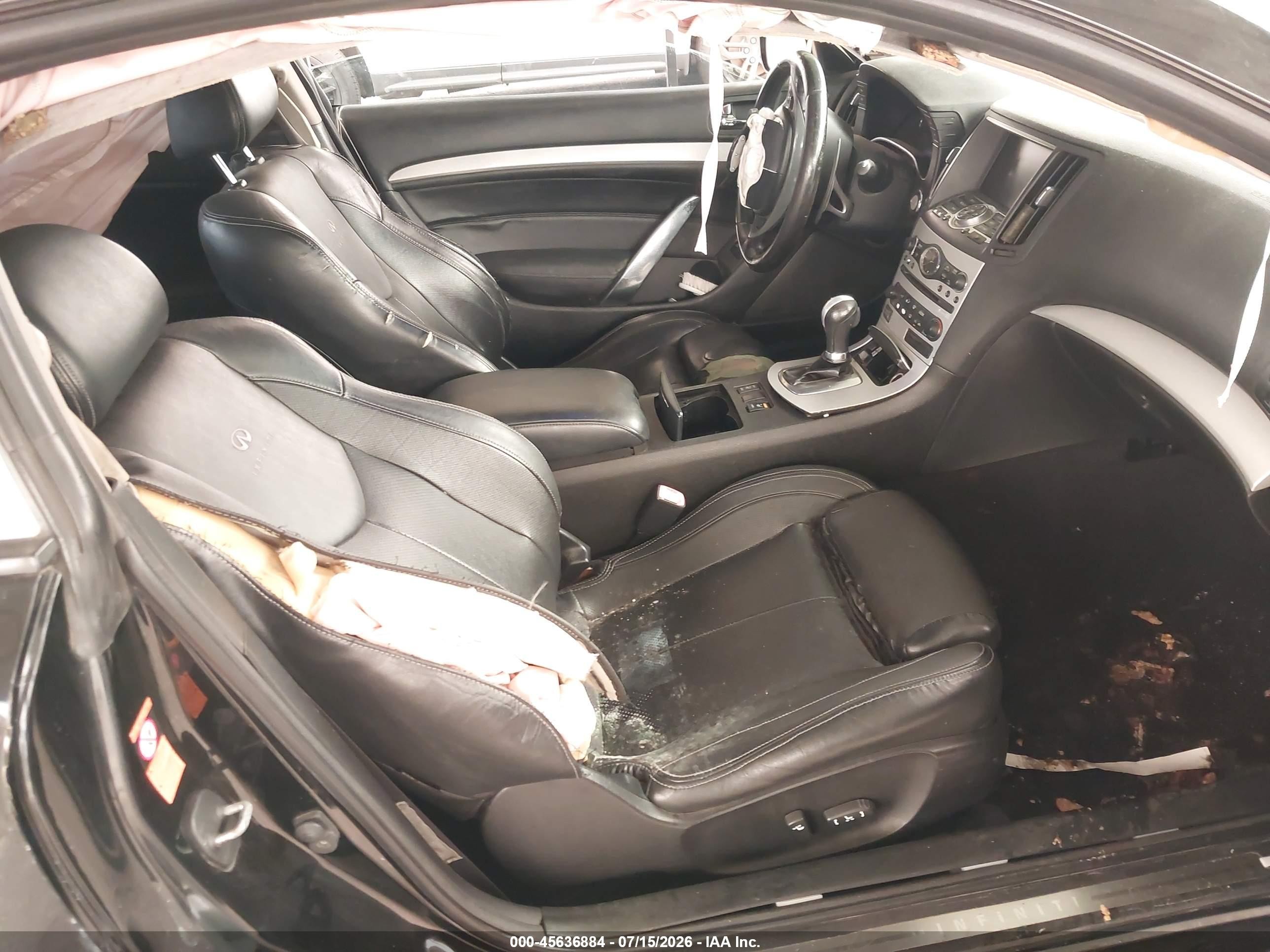 2008 Infiniti G37 Journey Black vin: JNKCV64E78M119934