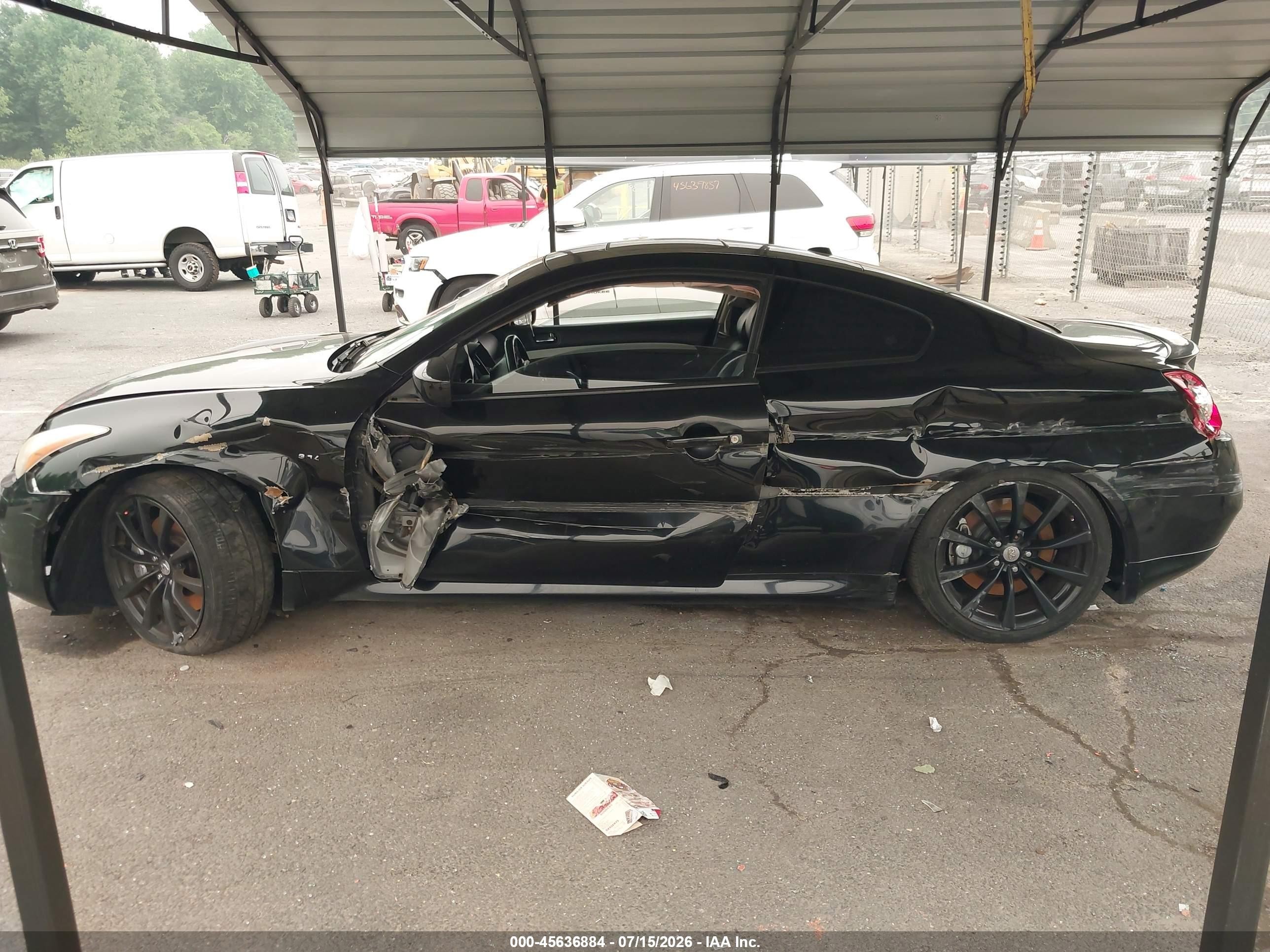 2008 Infiniti G37 Journey Black vin: JNKCV64E78M119934