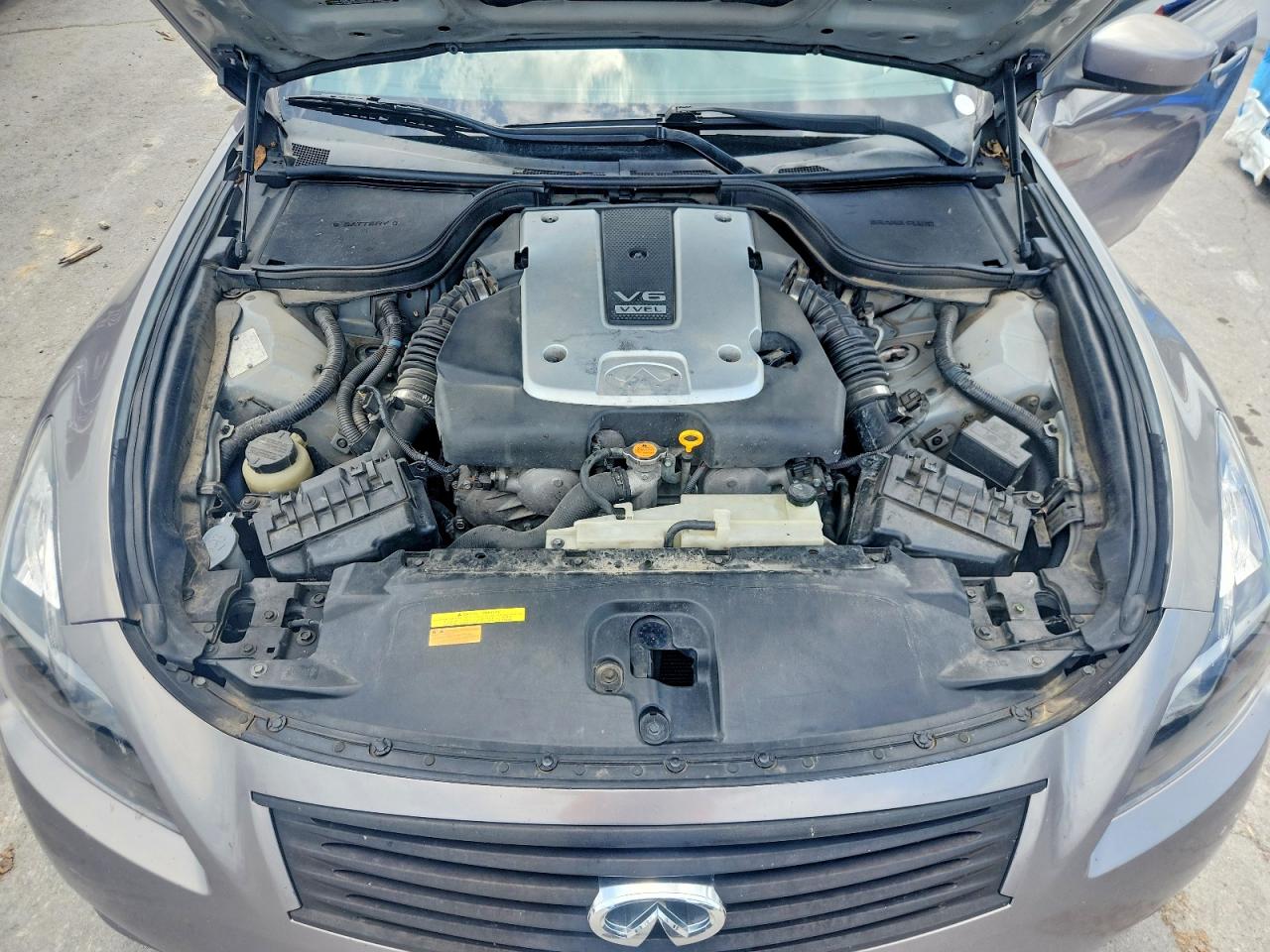 2008 Infiniti G37 Base Charcoal vin: JNKCV64E78M128942