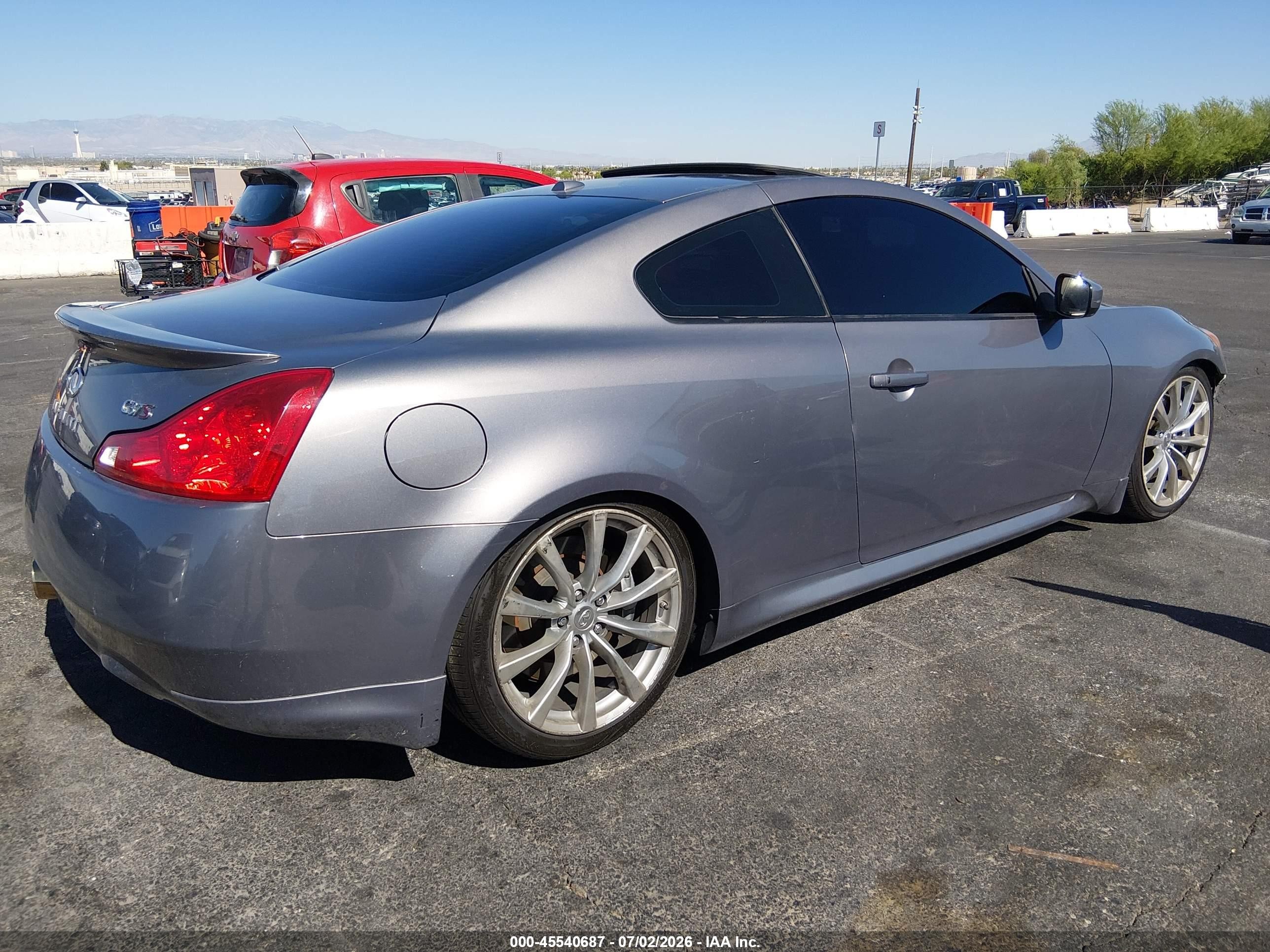 2008 Infiniti G37 Journey Gray vin: JNKCV64E78M131257