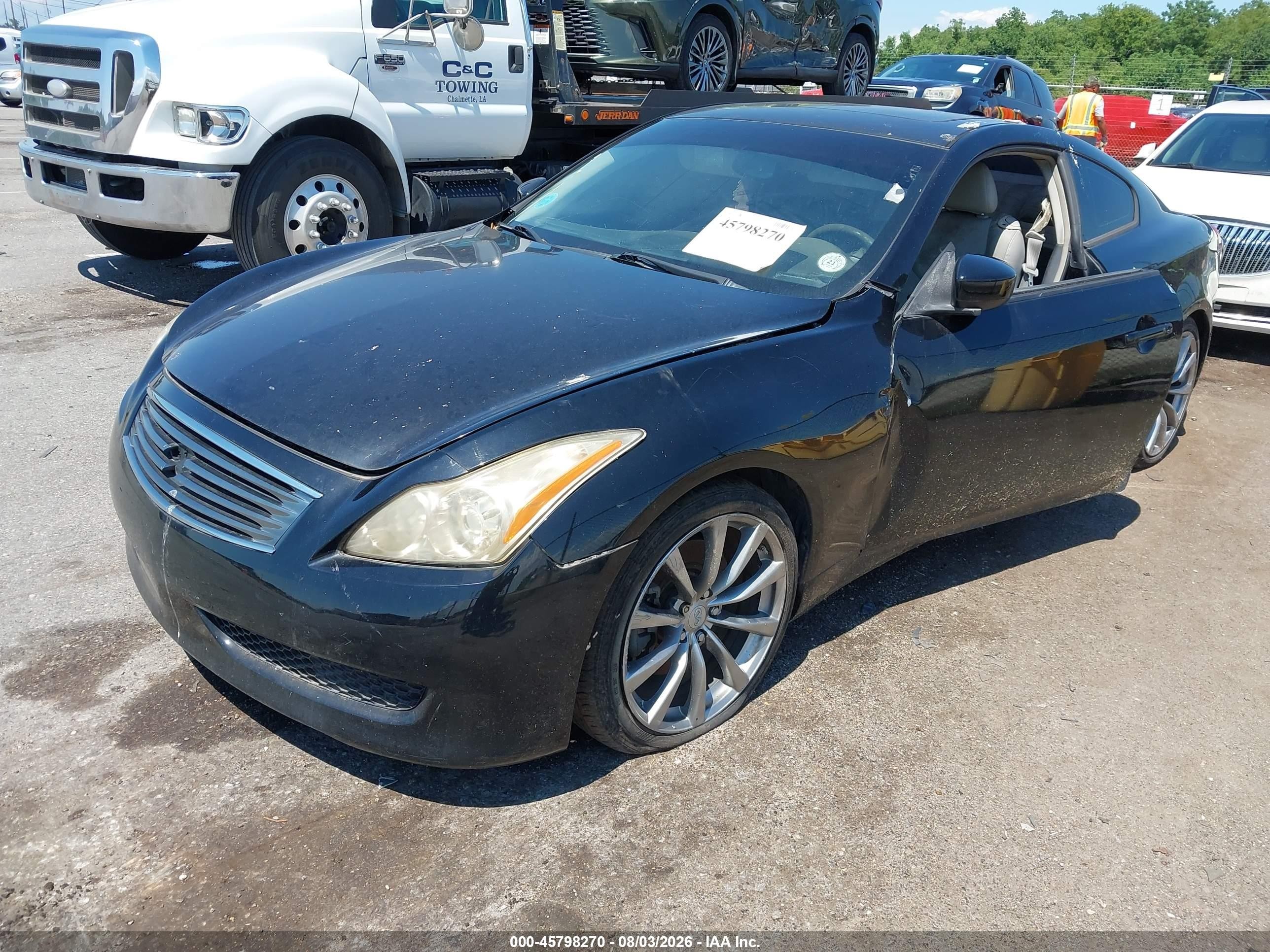 2008 Infiniti G37 Journey Black vin: JNKCV64E88M111874