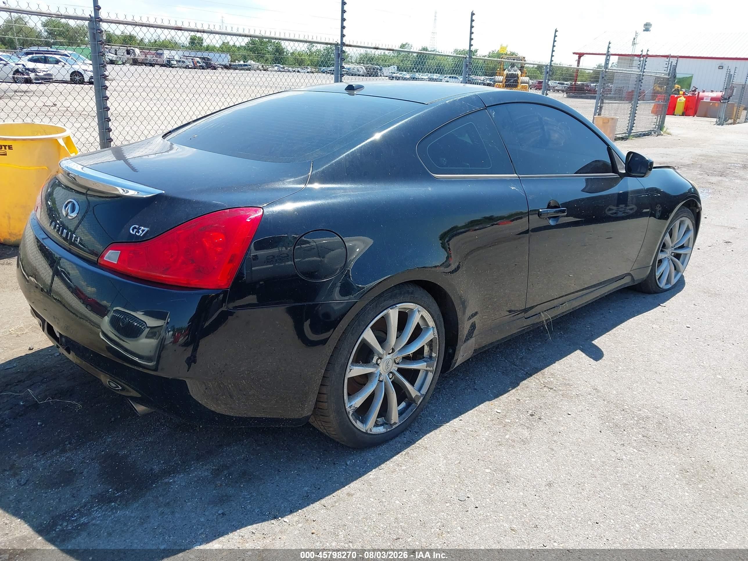 2008 Infiniti G37 Journey Black vin: JNKCV64E88M111874