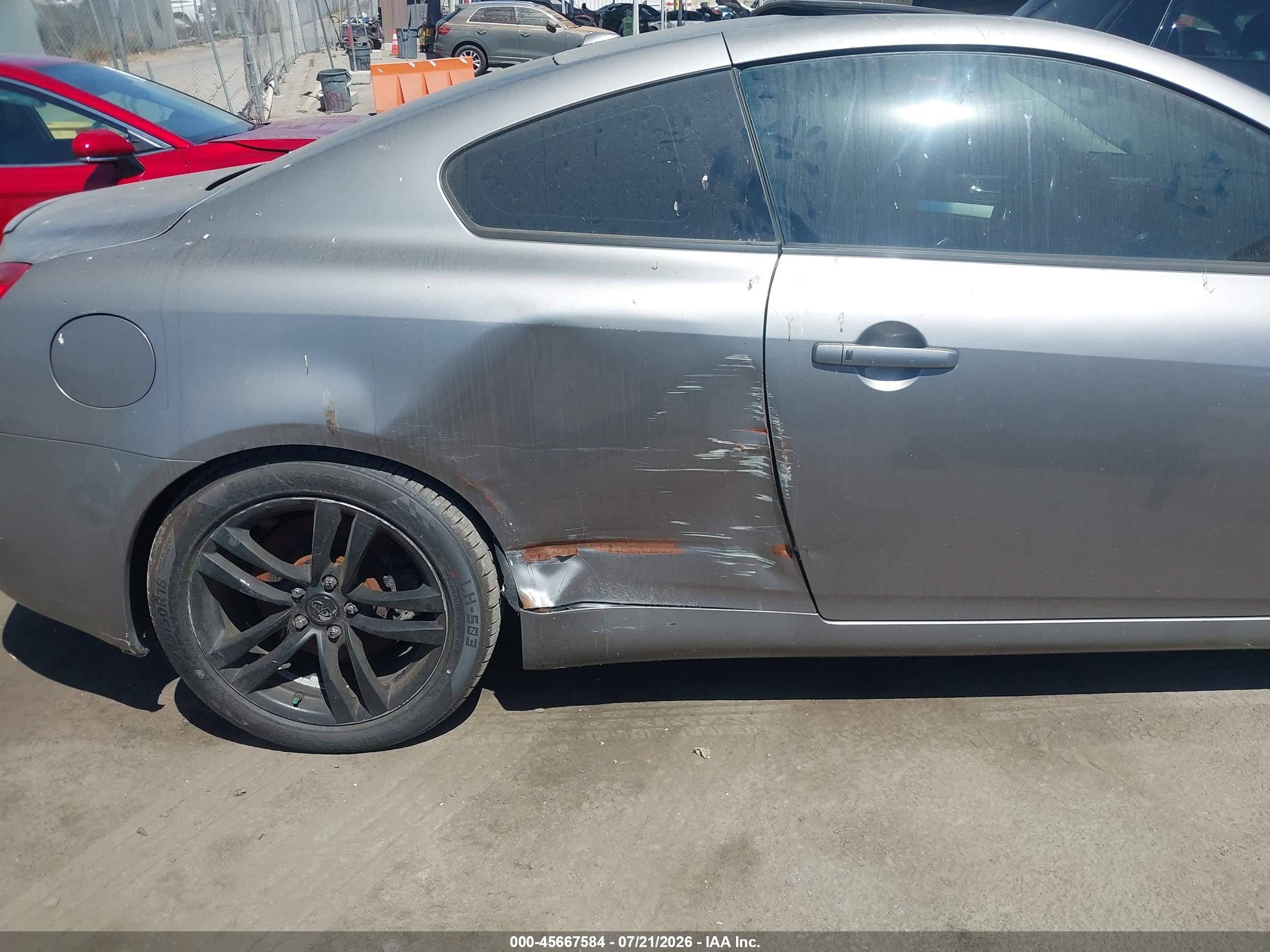 2008 Infiniti G37 Journey Gray vin: JNKCV64E88M117979