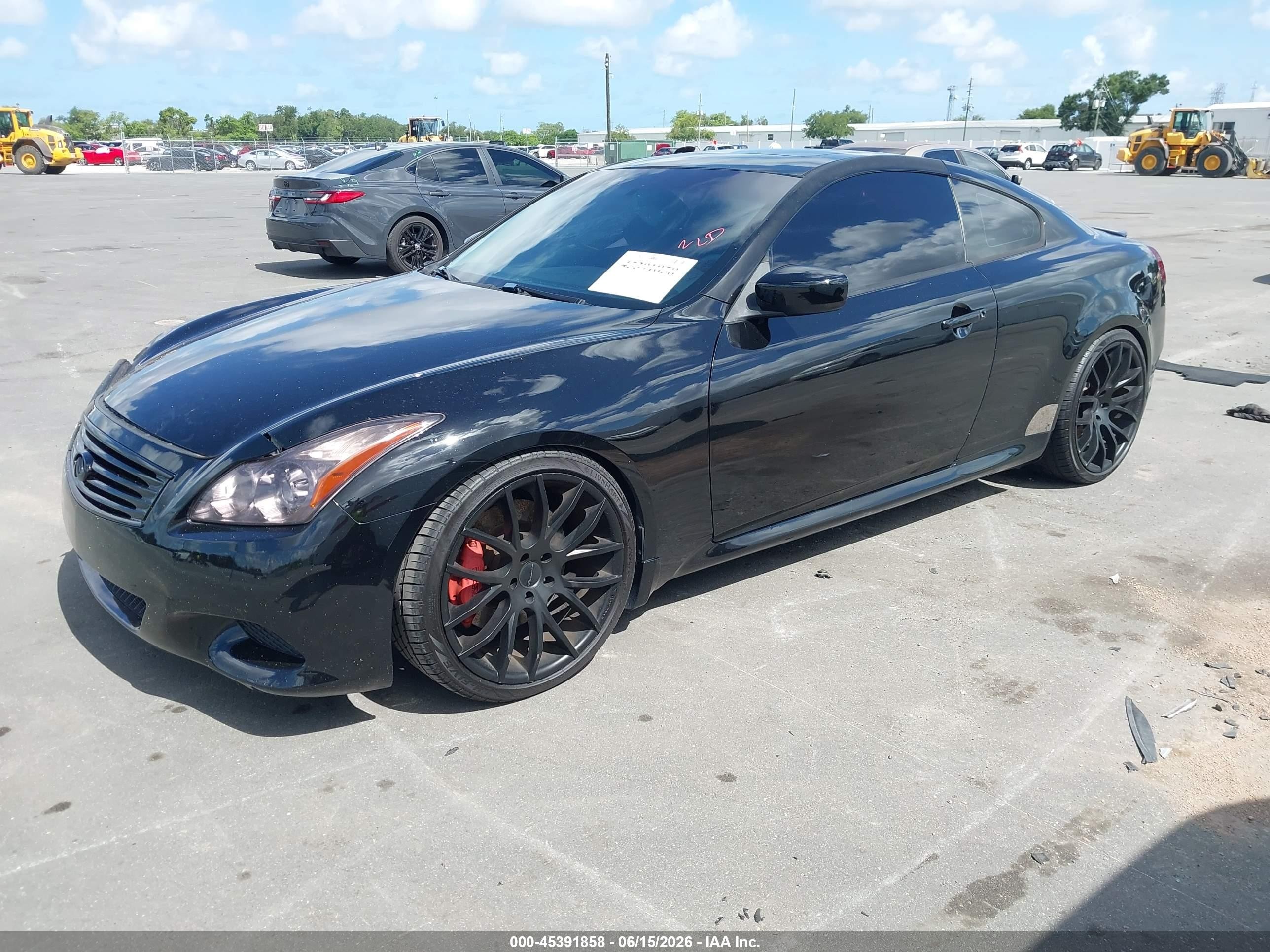 2009 Infiniti G37 Journey Black vin: JNKCV64E89M604374