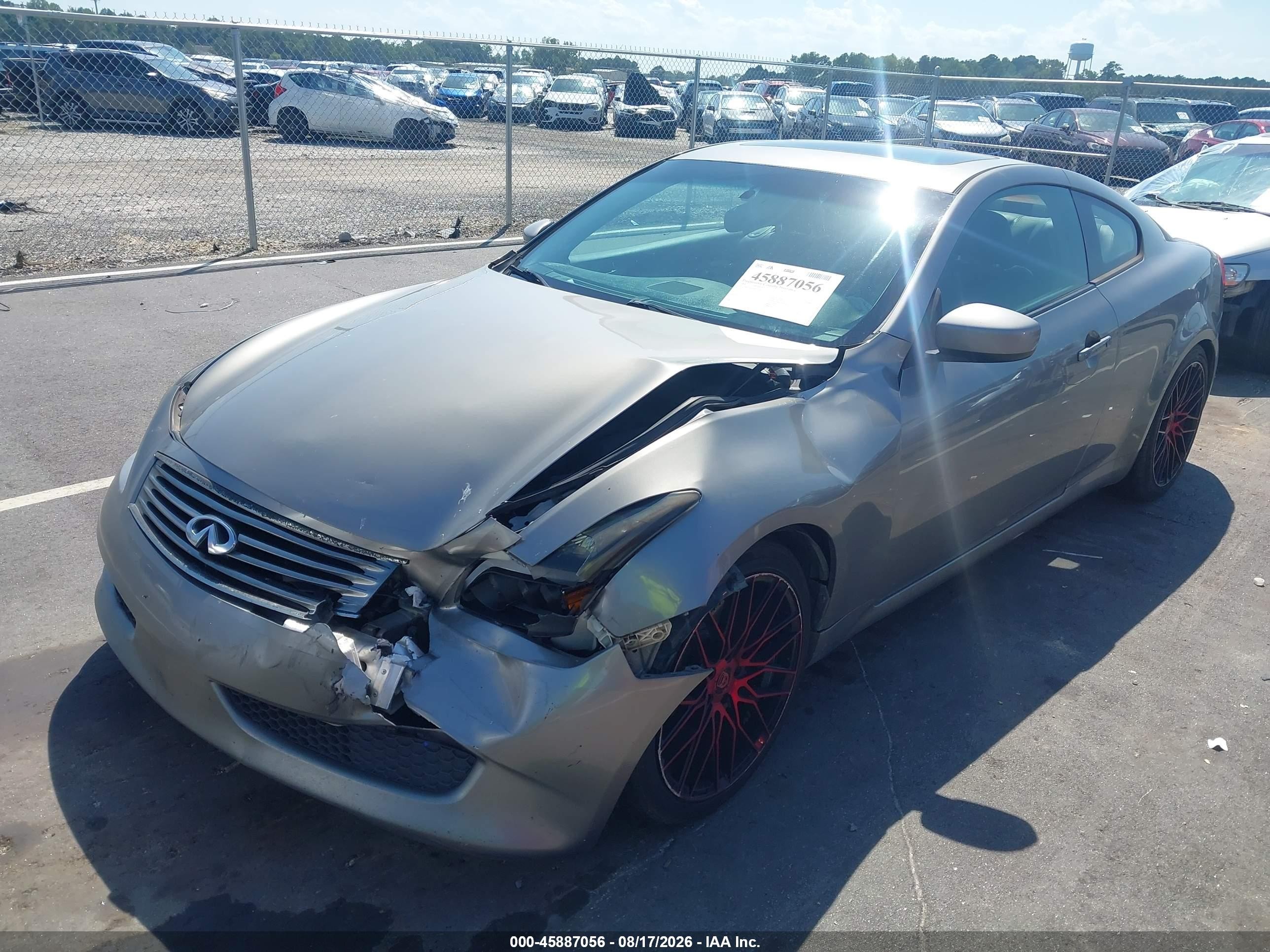 2008 Infiniti G37 Journey Silver vin: JNKCV64E98M102942