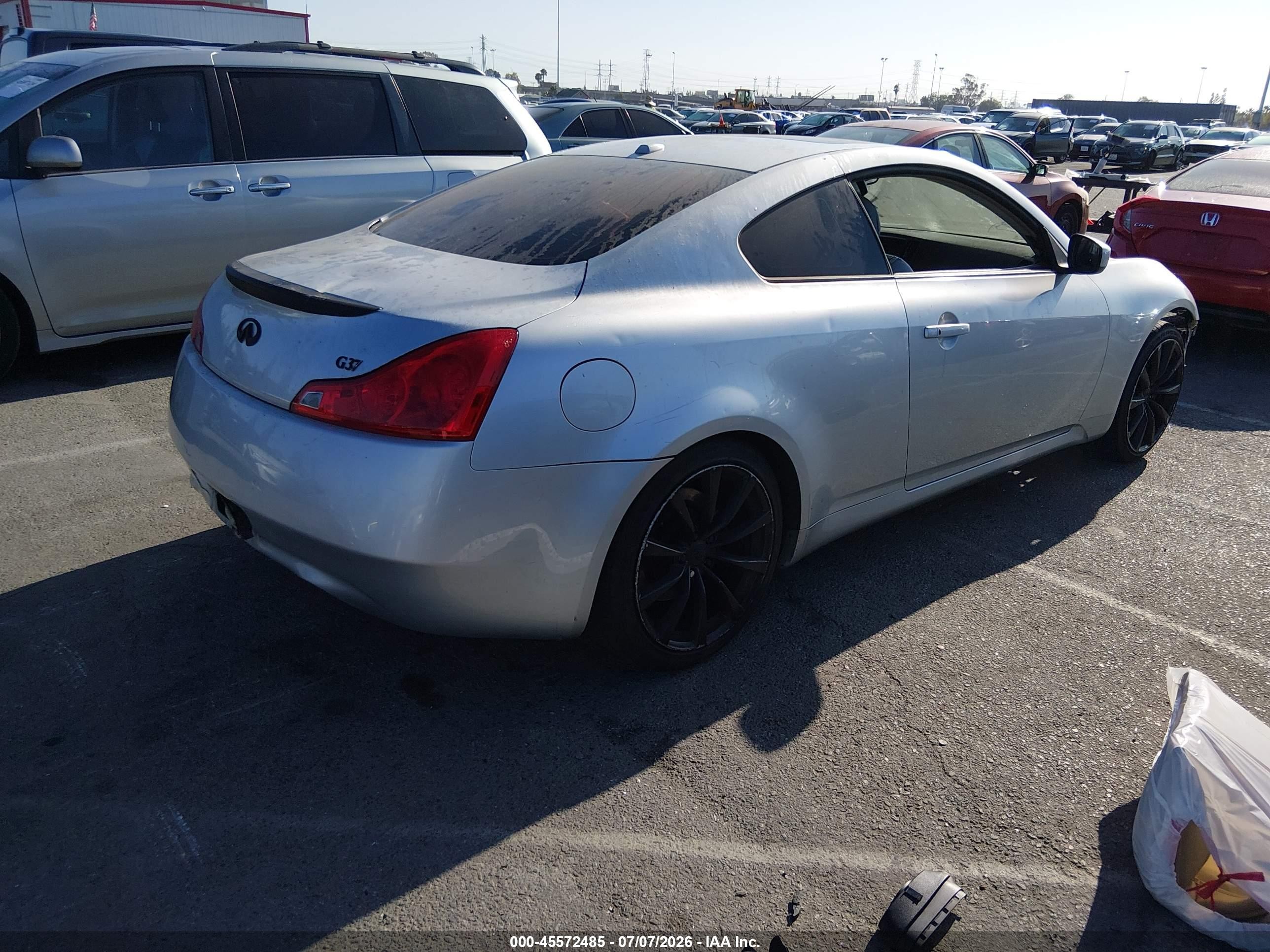 2008 Infiniti G37 Journey Gray vin: JNKCV64E98M104710