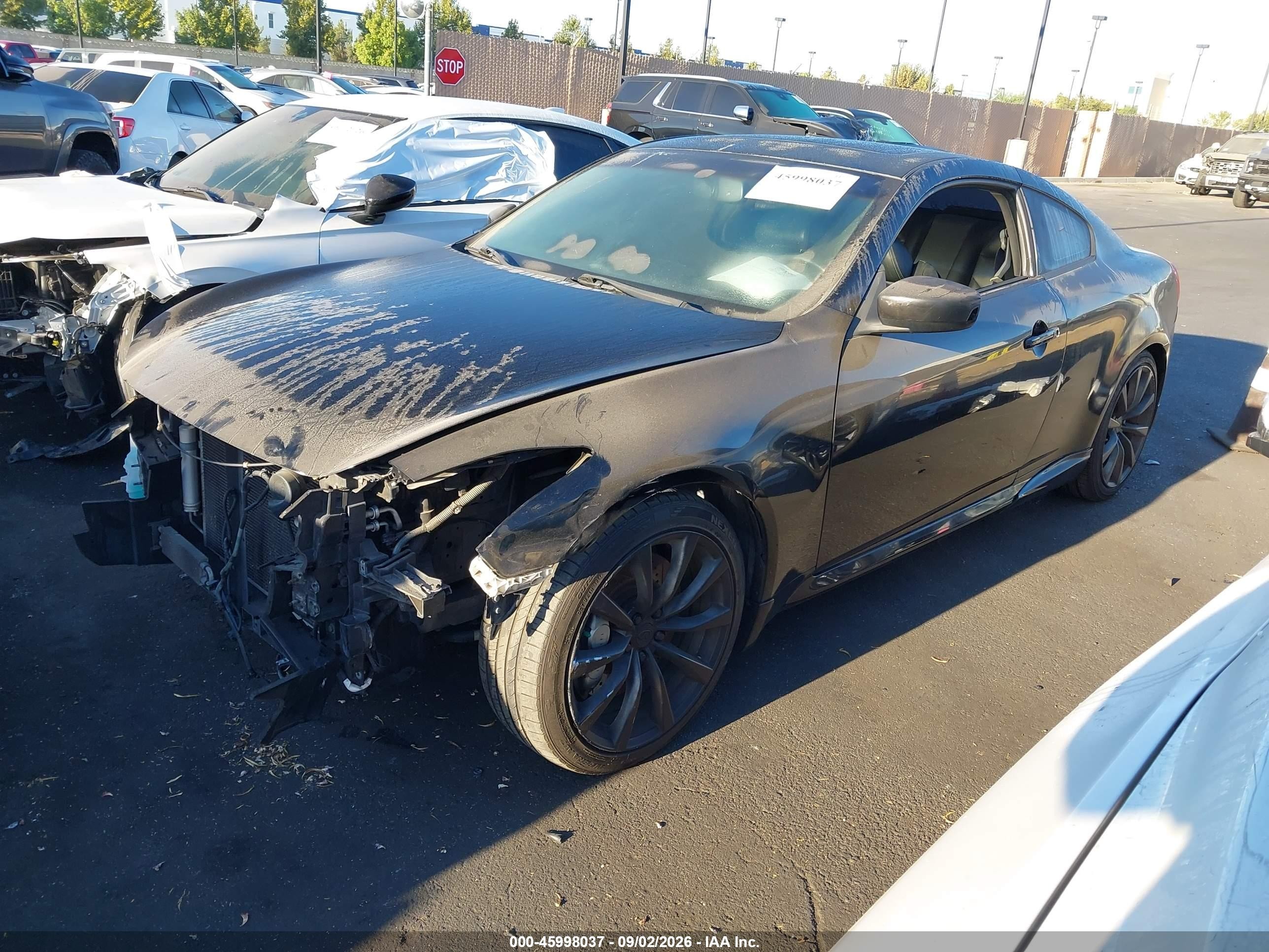 2008 Infiniti G37 Journey Черный vin: JNKCV64E98M108806