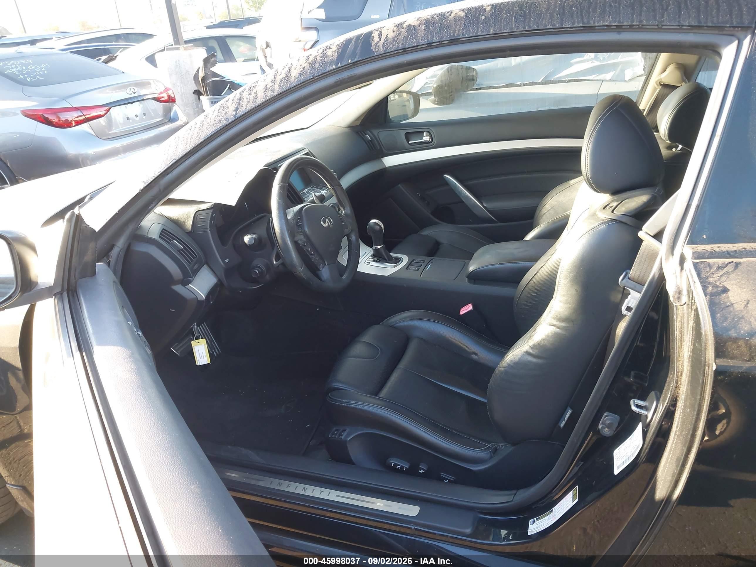 2008 Infiniti G37 Journey Черный vin: JNKCV64E98M108806