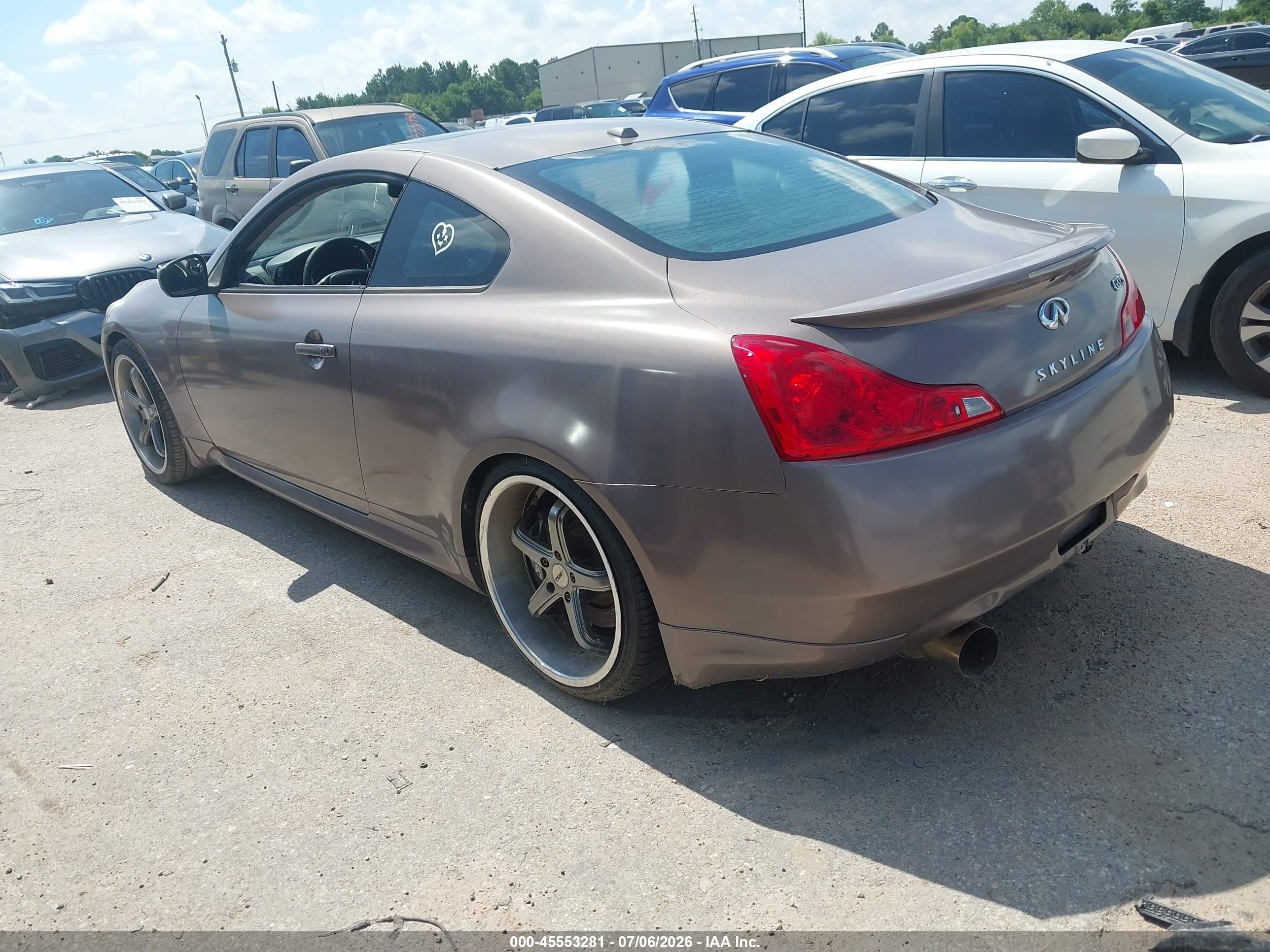 2008 Infiniti G37 Journey Brown vin: JNKCV64E98M110779