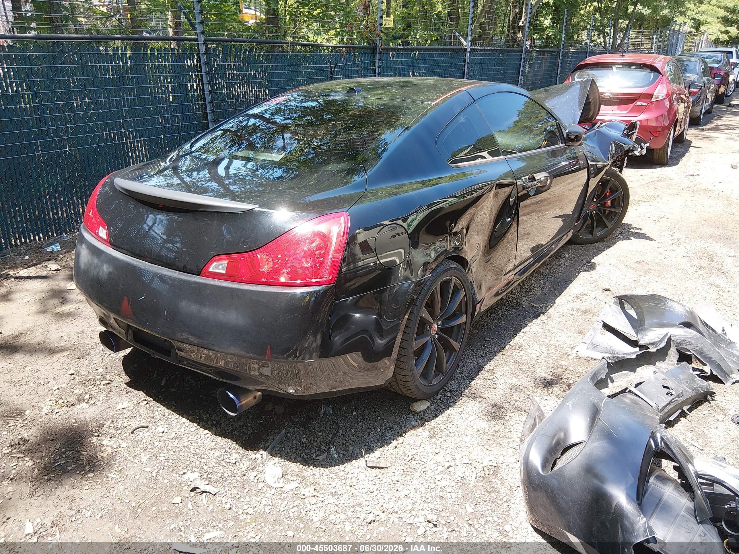 2008 Infiniti G37 Journey Black vin: JNKCV64E98M118946
