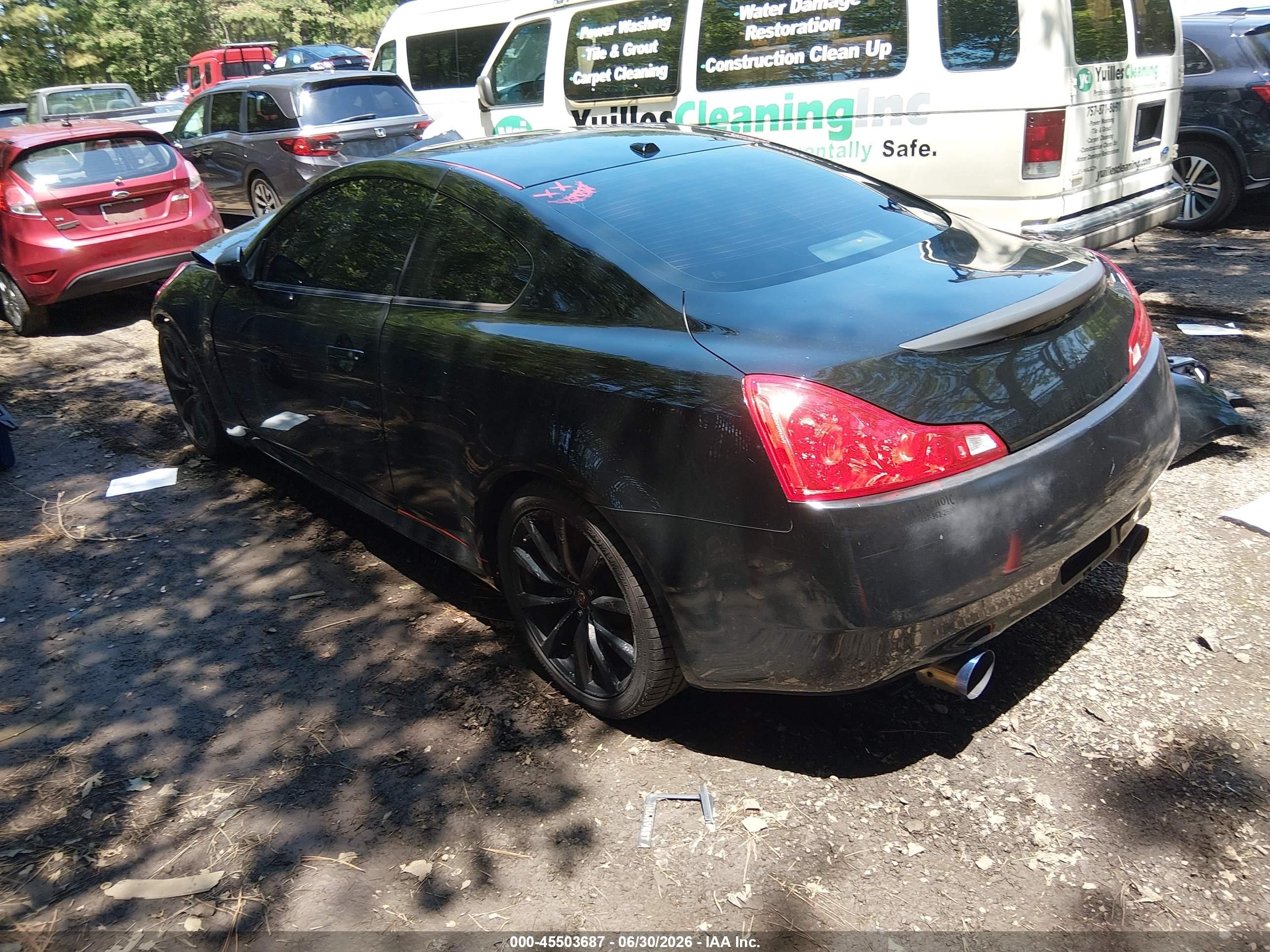 2008 Infiniti G37 Journey Black vin: JNKCV64E98M118946