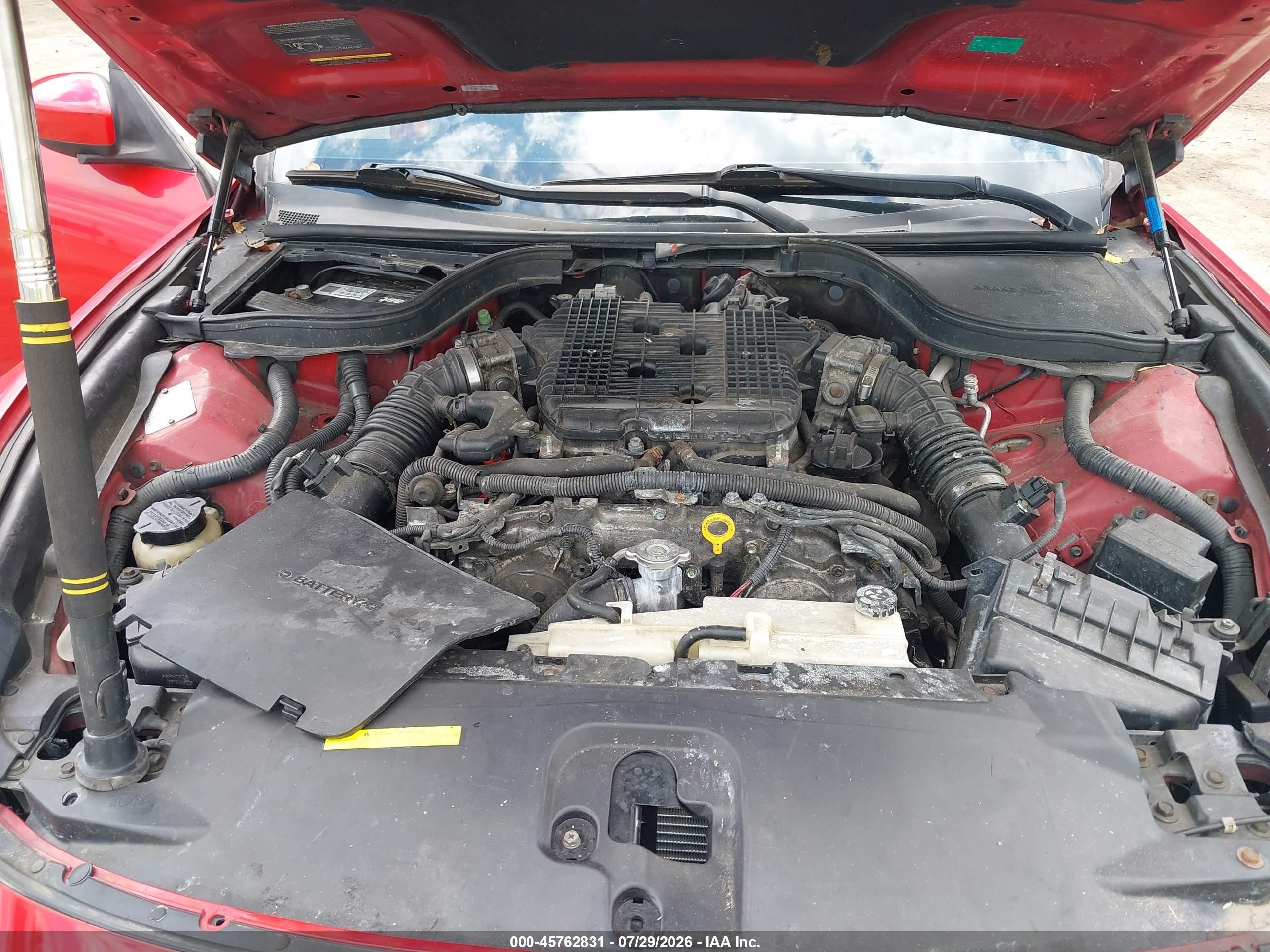 2008 Infiniti G37 Journey Red vin: JNKCV64EX8M103162