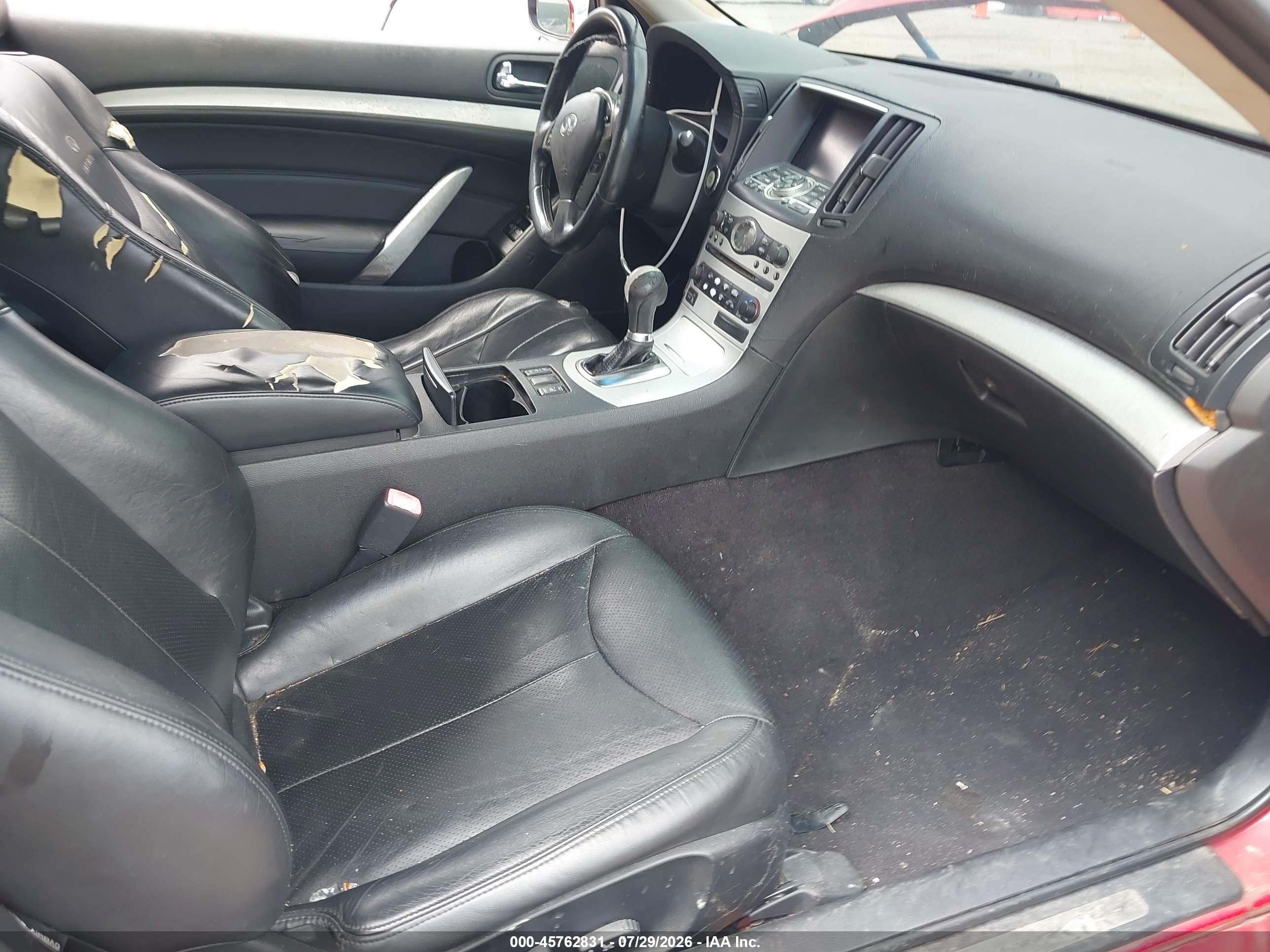2008 Infiniti G37 Journey Red vin: JNKCV64EX8M103162