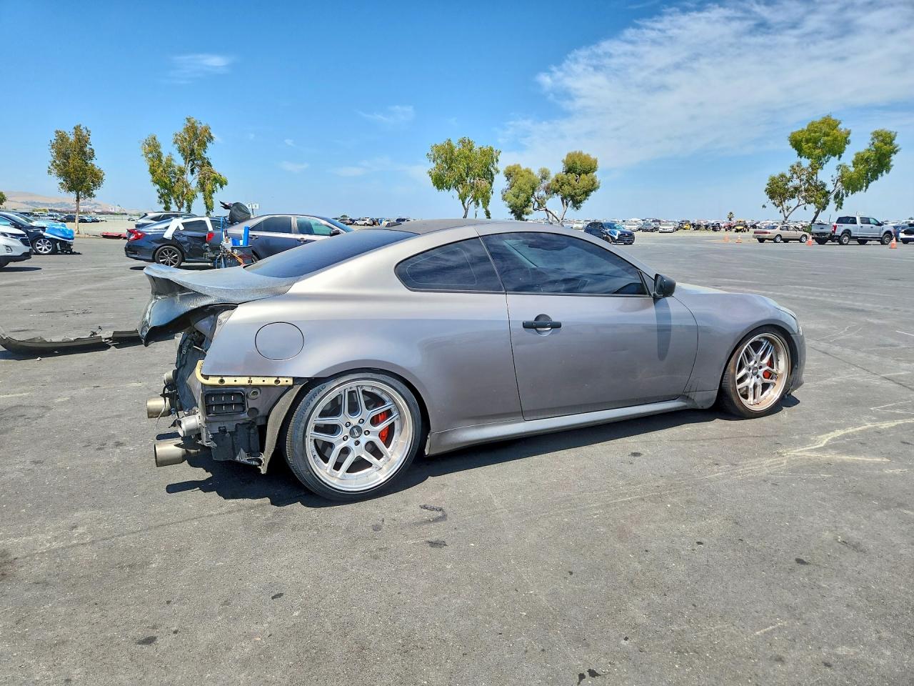 2008 Infiniti G37 Base Gray vin: JNKCV64EX8M113805
