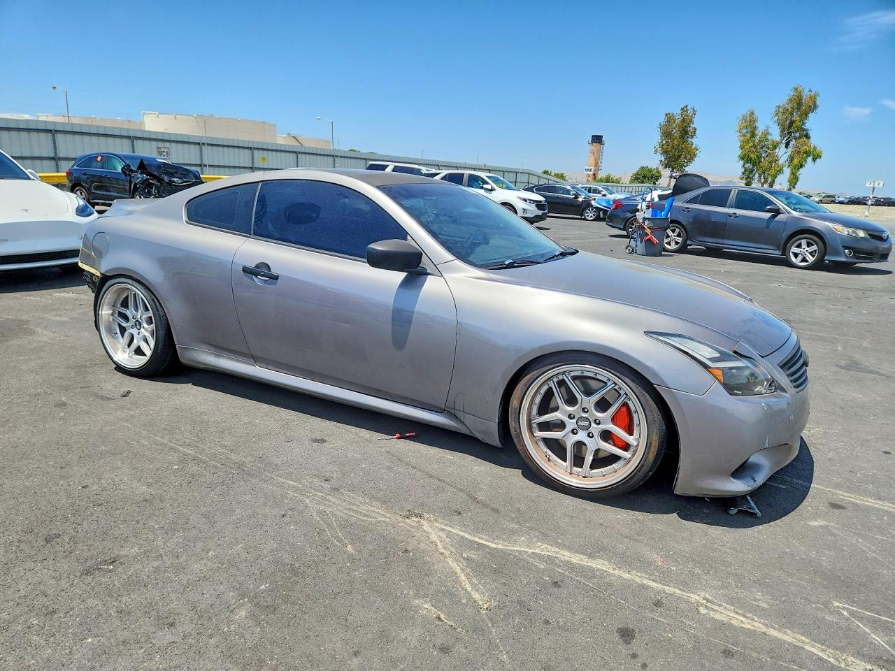 2008 Infiniti G37 Base Gray vin: JNKCV64EX8M113805
