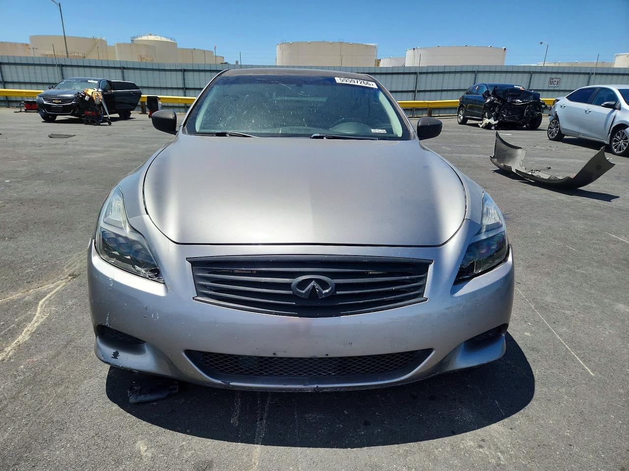 2008 Infiniti G37 Base Gray vin: JNKCV64EX8M113805