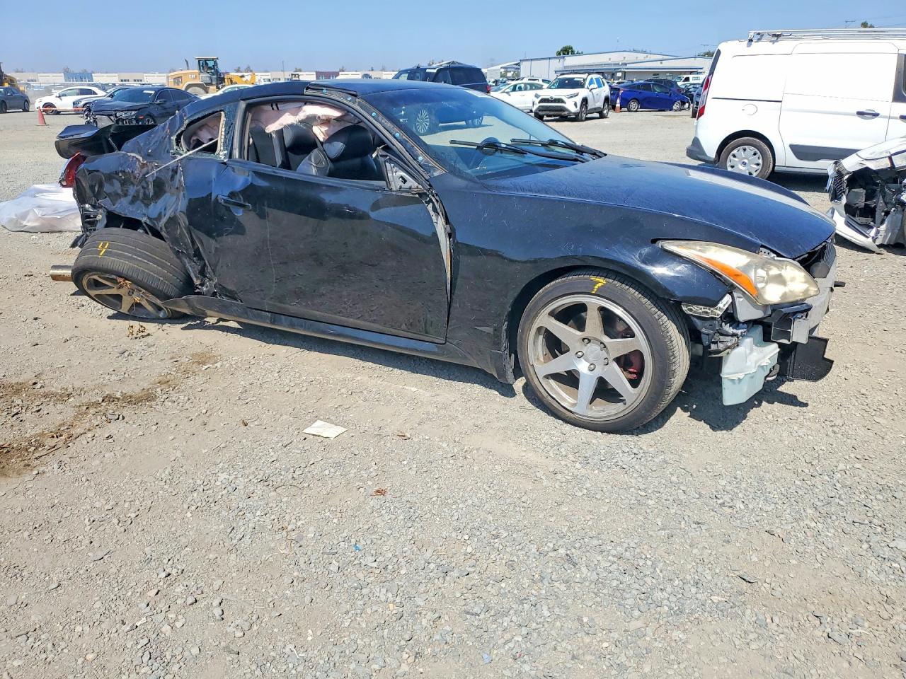 2009 Infiniti G37 Coupe Base Черный vin: JNKCV64EX9M601105
