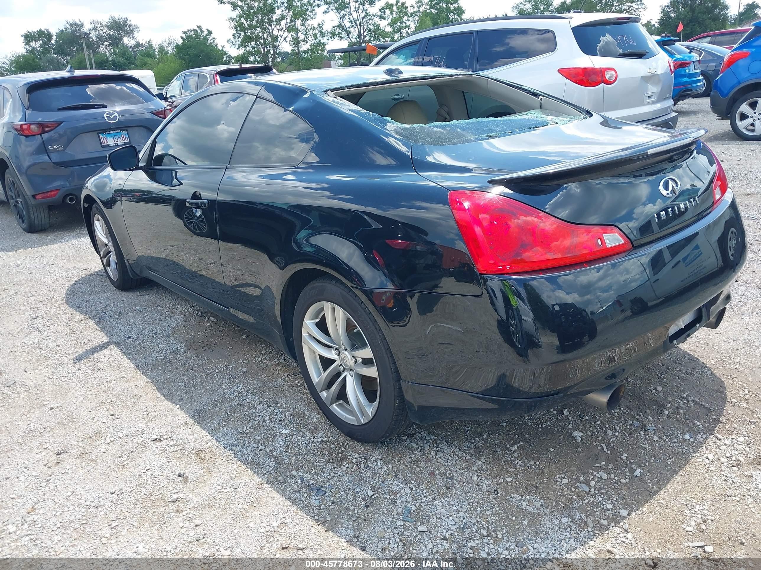 2009 Infiniti G37x   Черный vin: JNKCV64F09M652962