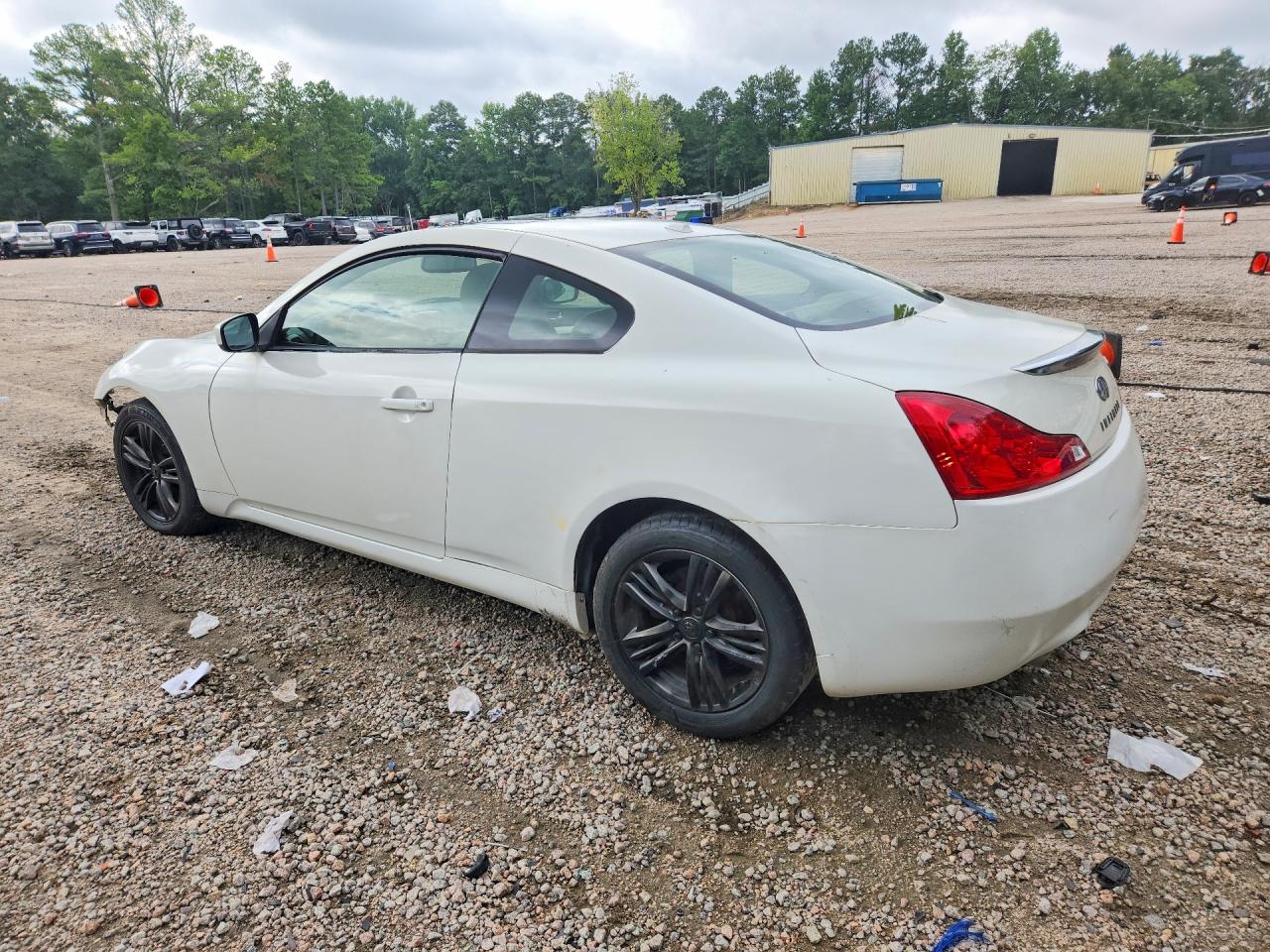 2009 Infiniti G37 Coupe X White vin: JNKCV64F19M652789