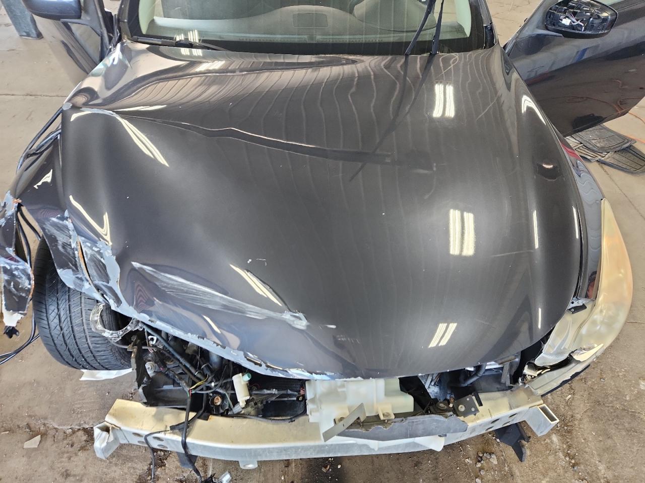 2009 Infiniti G37 Coupe X Gray vin: JNKCV64F29M655071 Damage: Front Bumper/Cover, Missing, Replacement Required
