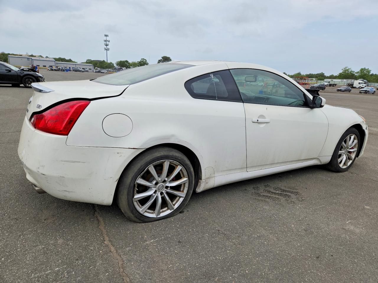 2009 Infiniti G37 Coupe X White vin: JNKCV64F39M652244