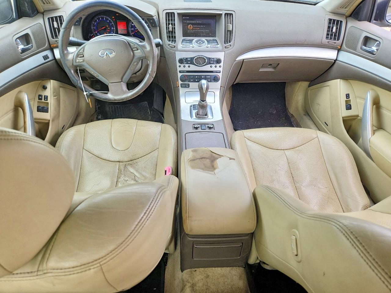2009 Infiniti G37 Coupe X White vin: JNKCV64F39M652244