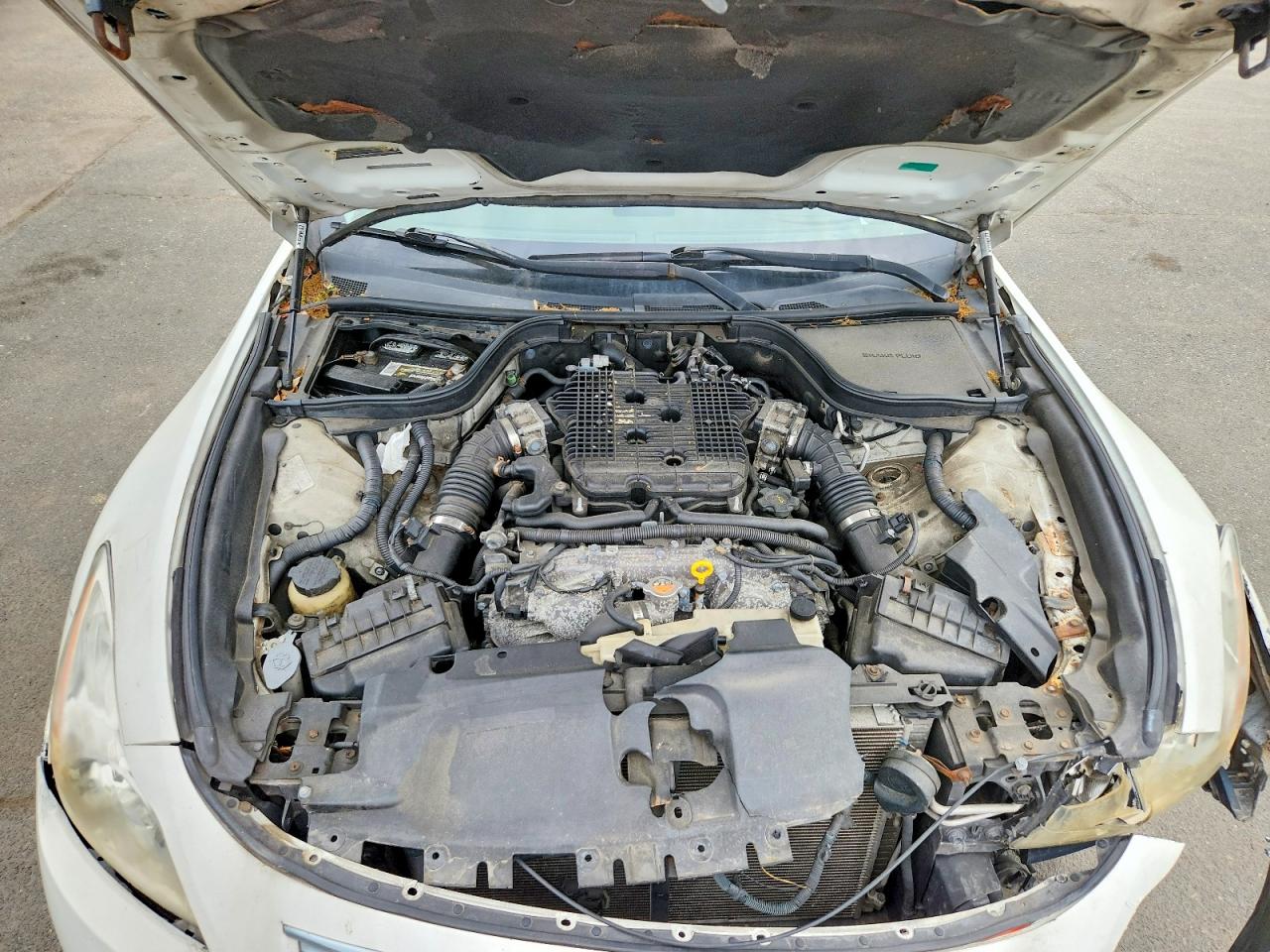 2009 Infiniti G37 Coupe X White vin: JNKCV64F39M652244