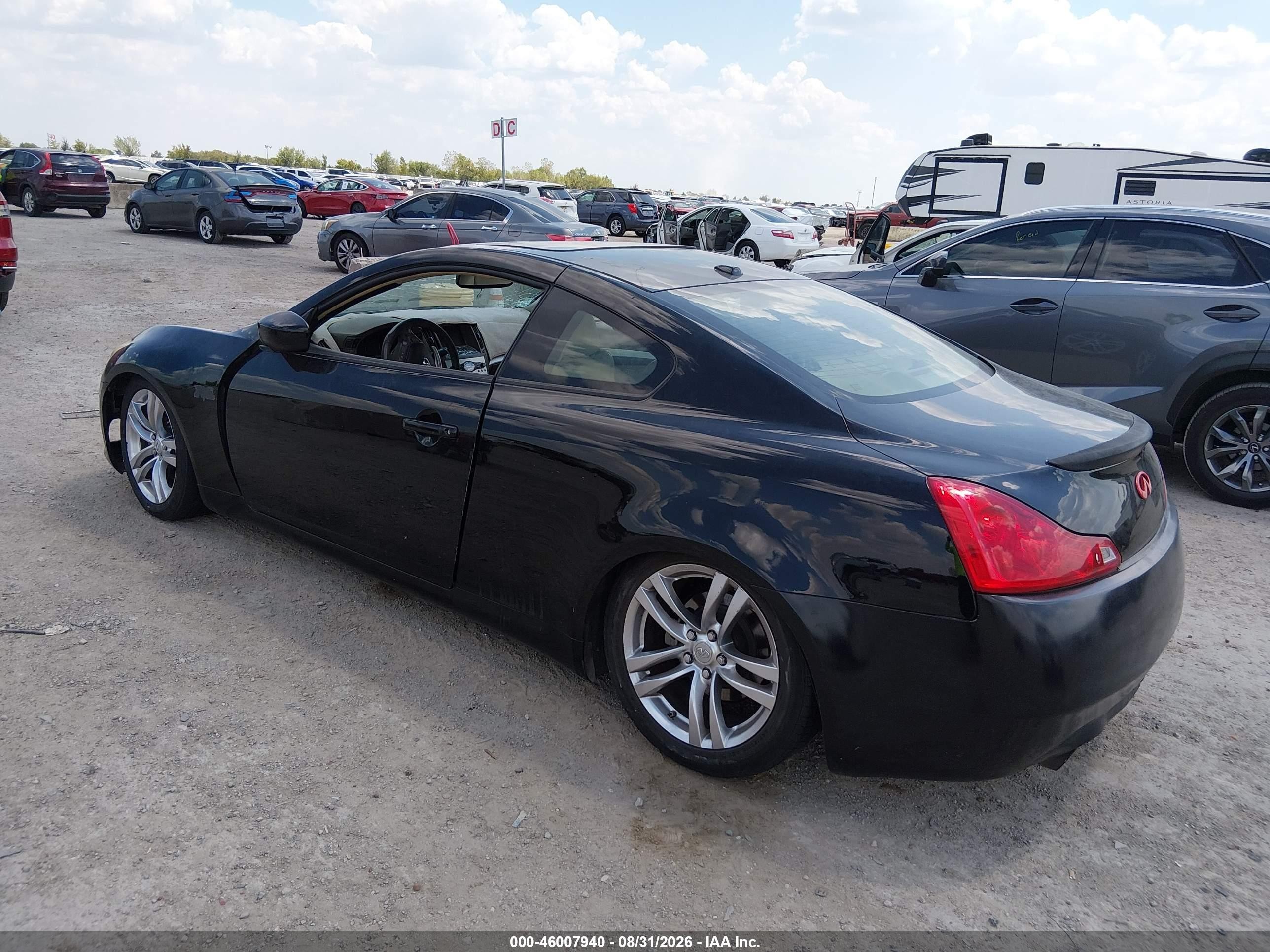 2009 Infiniti G37x Black vin: JNKCV64F39M654026