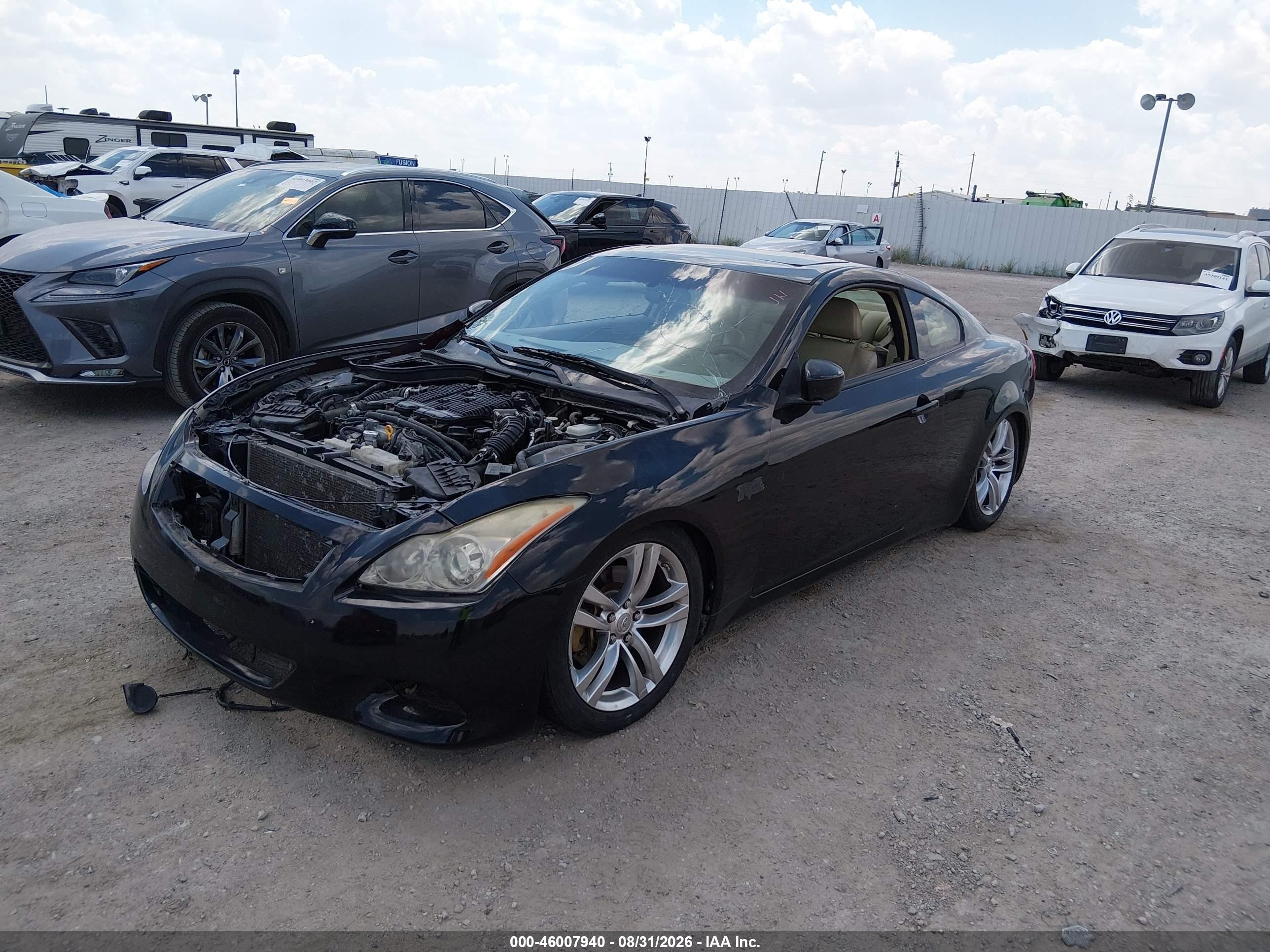 2009 Infiniti G37x Black vin: JNKCV64F39M654026