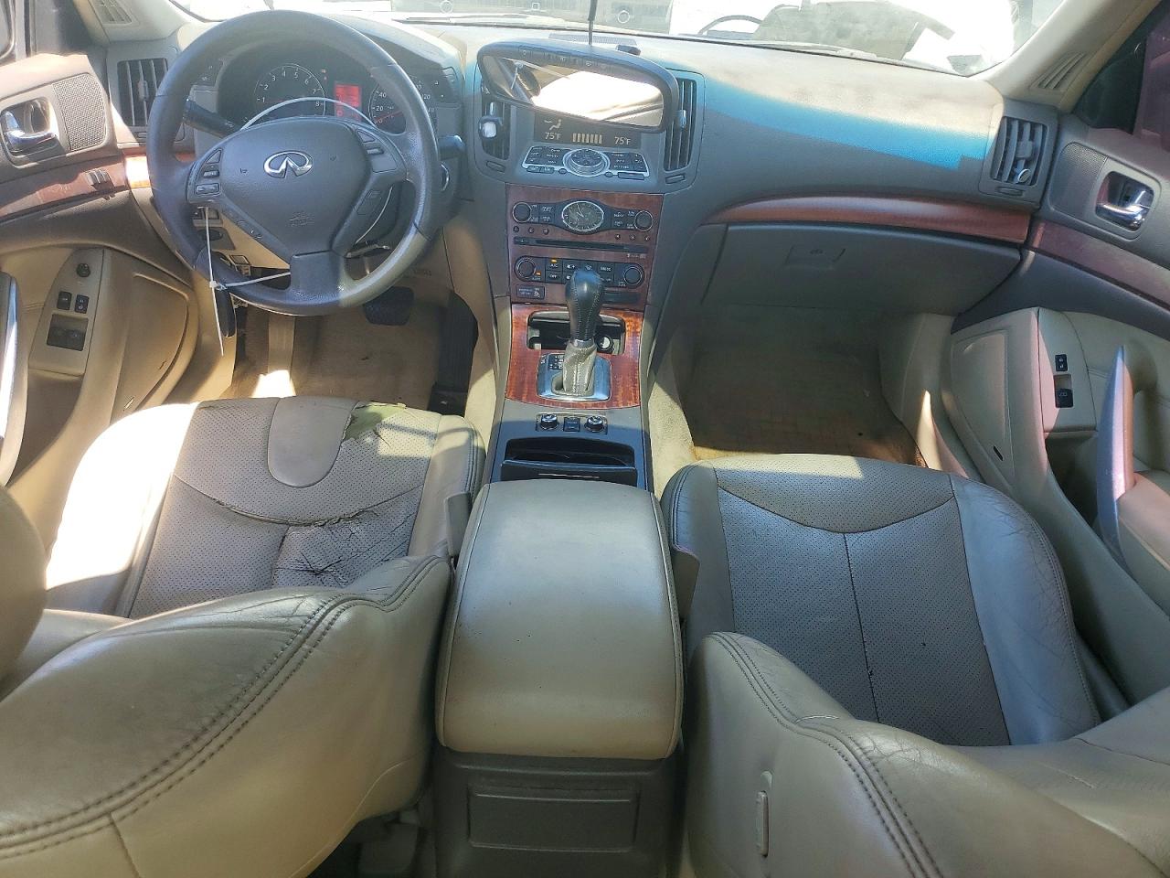 2009 Infiniti G37 Coupe X White vin: JNKCV64F59M651385