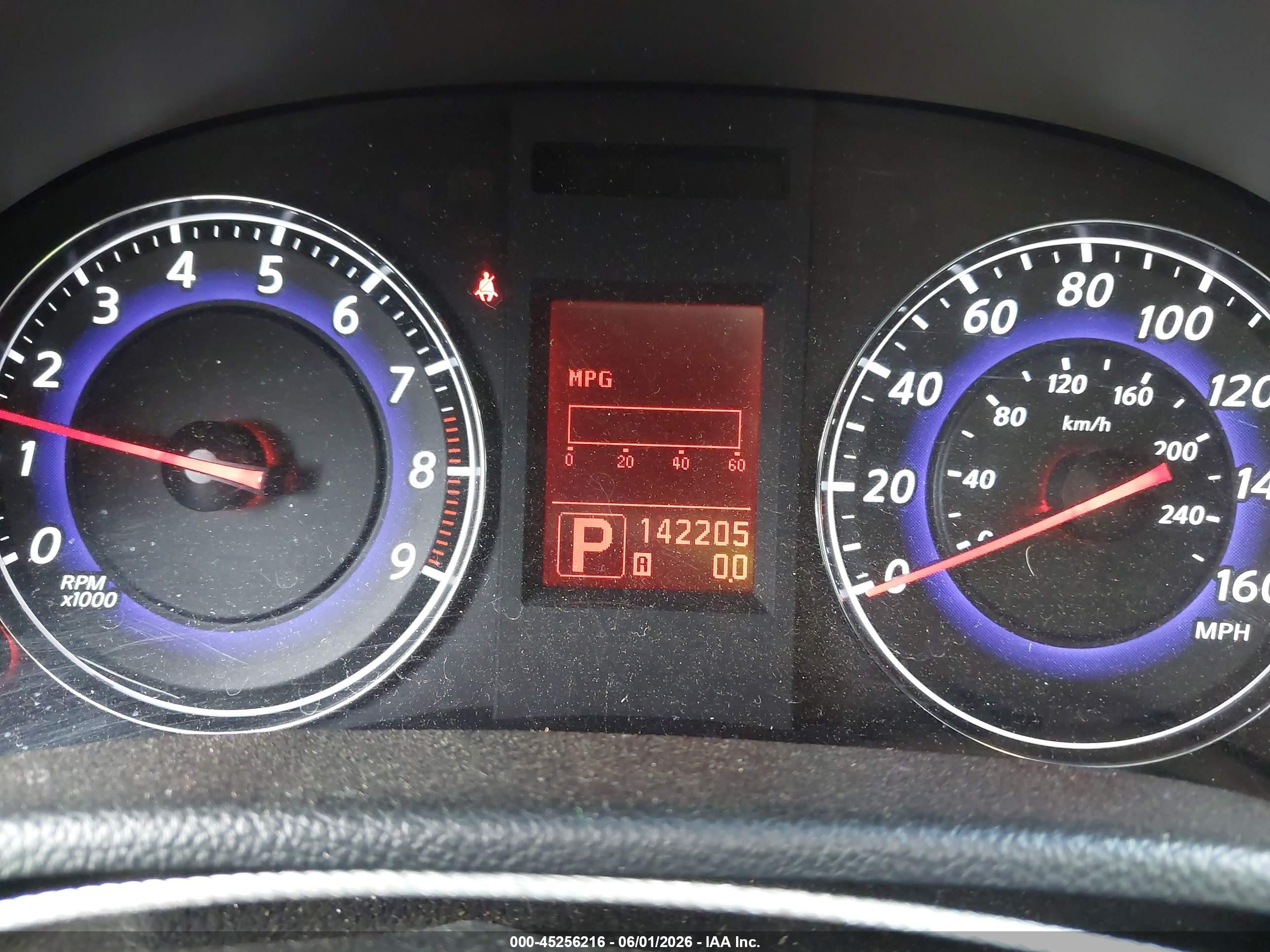 2009 Infiniti G37x   Синий vin: JNKCV64F69M653260